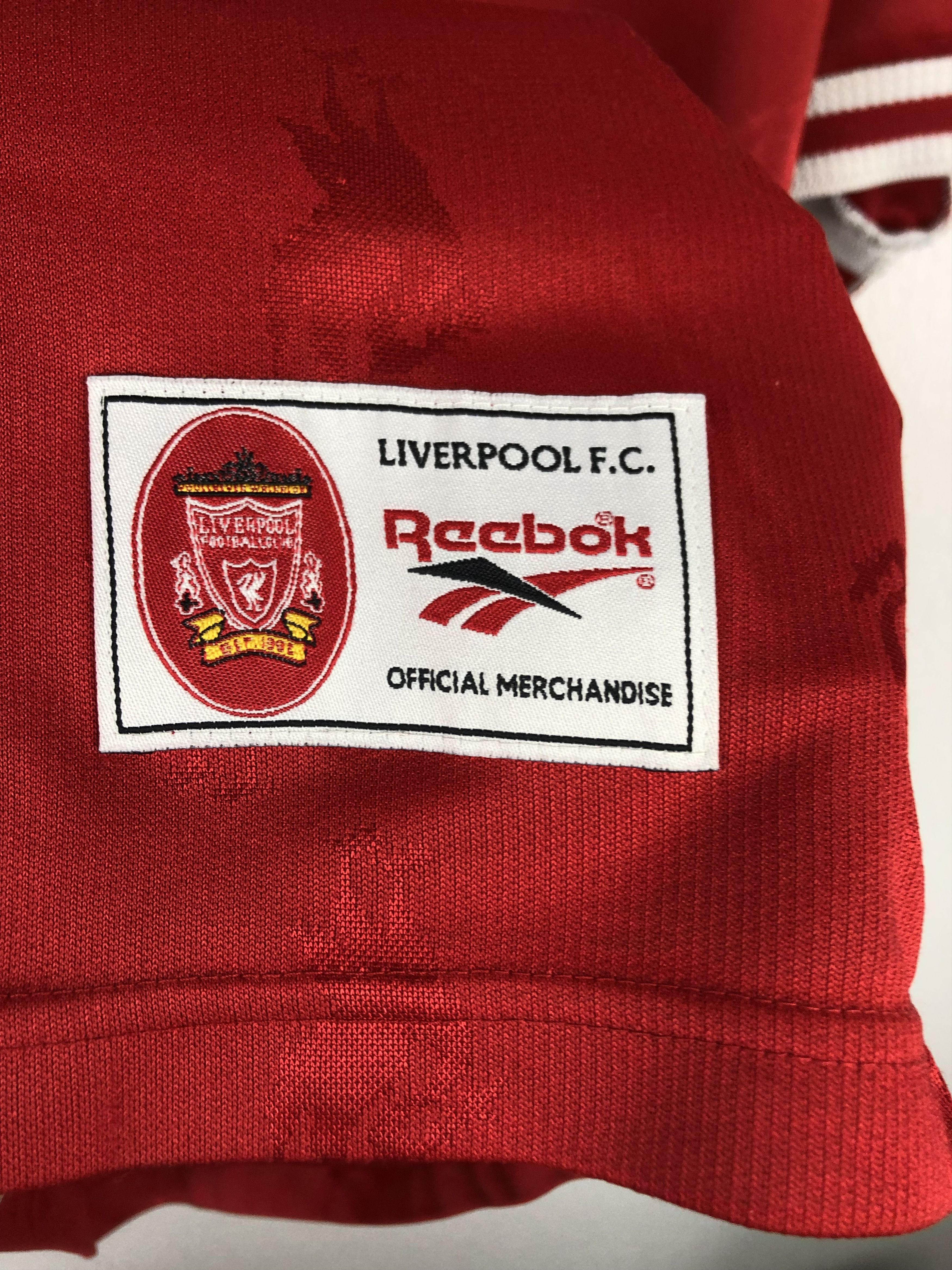 Reebok Liverpool football shirt 1996 Soccer Jersey Reebok Trikot Size US M / EU 48-50 / 2 - 4 Thumbnail