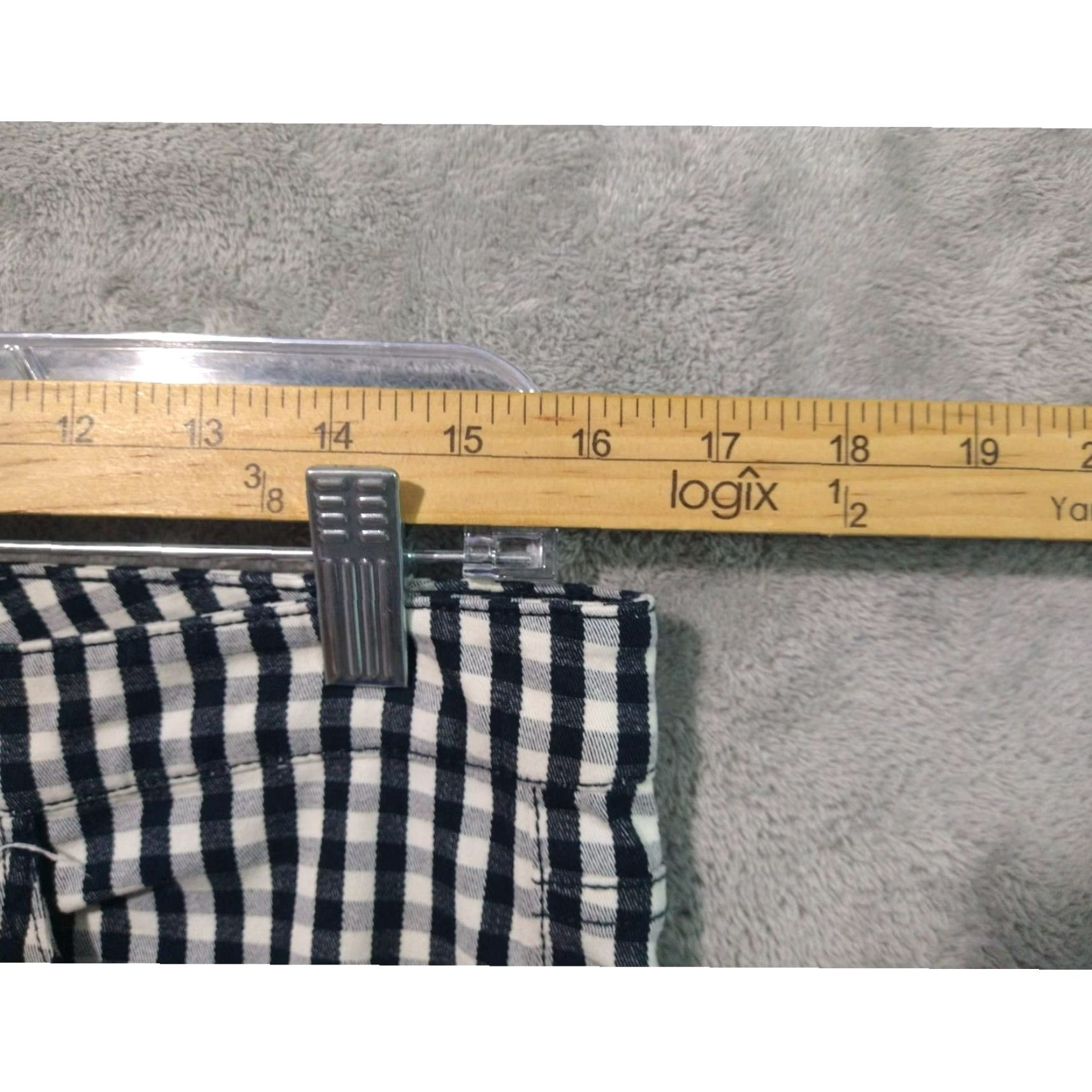 Vineyard Vines VINTAGE? No. Vineyard Vines Pants Womens 6 Black White Gingham Slim Casual Trousers Size 28" / US 6 / IT 42 - 3 Thumbnail