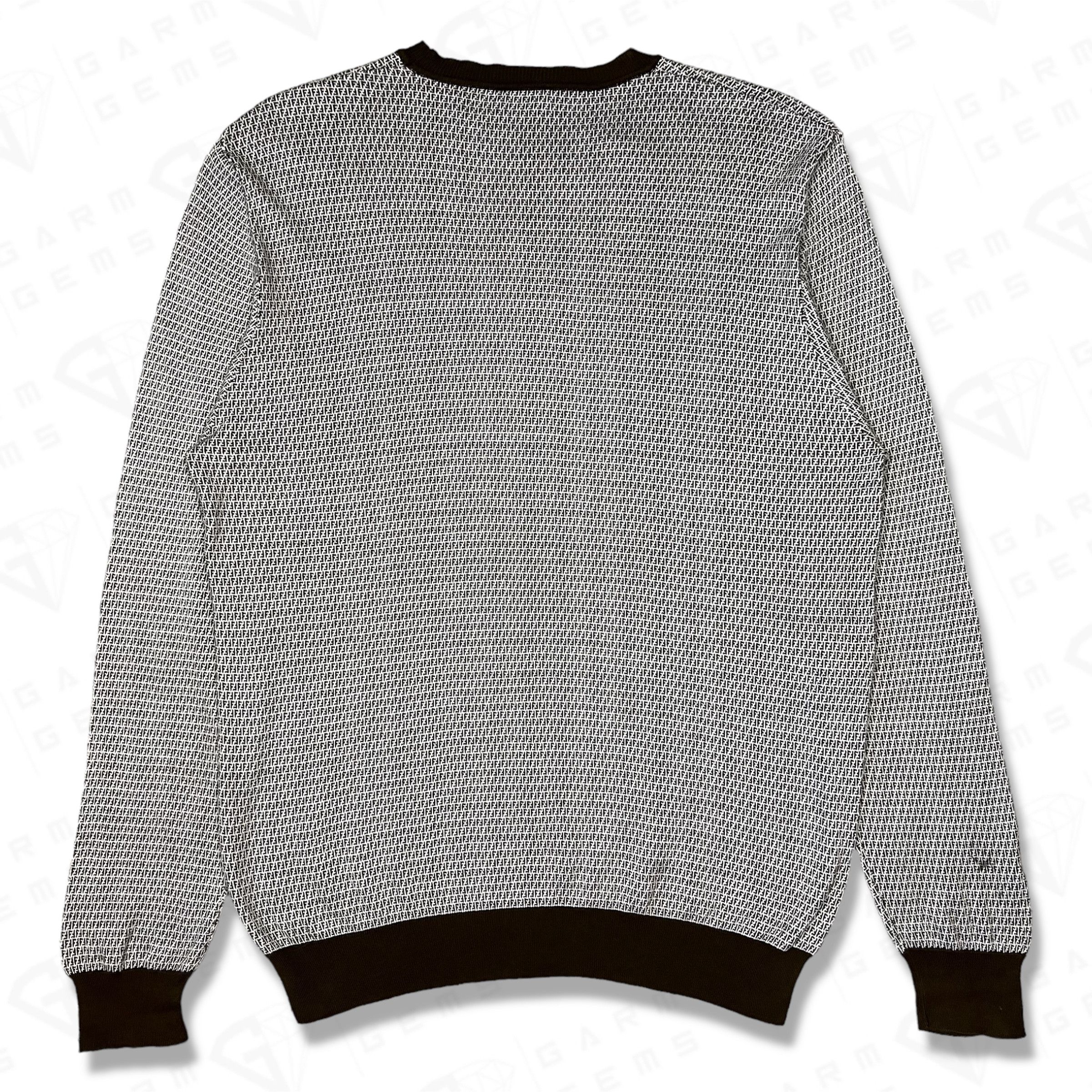 Fendi Fendi Miniature FF Sweatshirt Size US XL / EU 56 / 4 - 2 Thumbnail