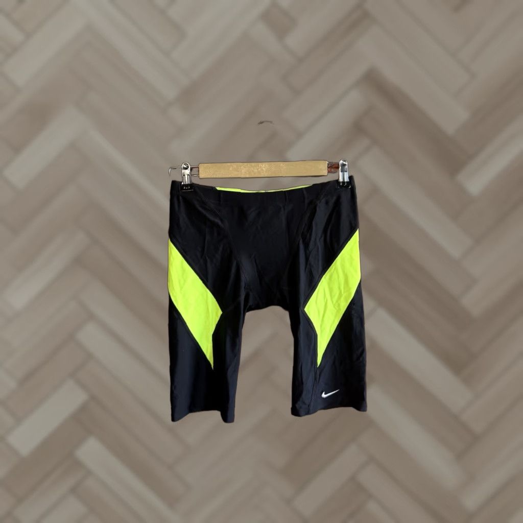 Nike Nike Mens Black Compression Dive Shorts Size M Regular Pull On Dress Size US 31 - 1 Thumbnail