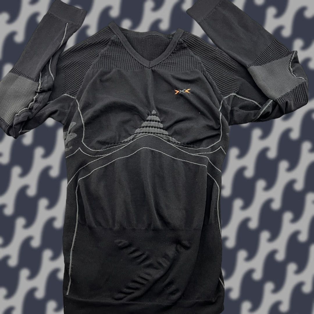 Vintage X-Bionic P.V 2.1 Mens Compression Shirt 2XL Black Long Sleeves T-Shirt Sports Activewear Shirt Mens XXL Black Size US XXL / EU 58 / 5 - 1 Thumbnail