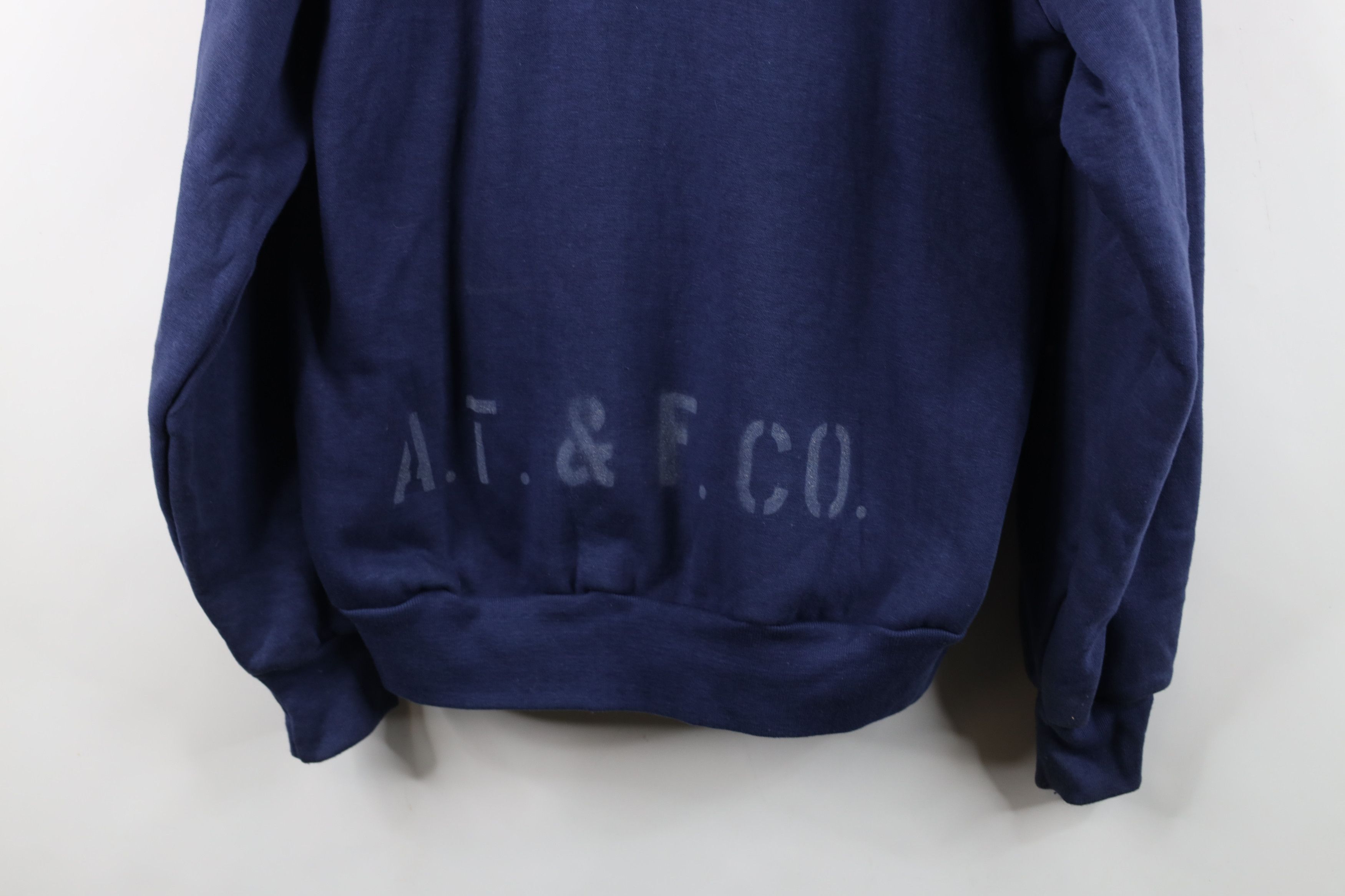 Vintage Vintage 90s Thermal Waffle Knit Lined Hoodie Sweatshirt Size US XL / EU 56 / 4 - 14 Thumbnail