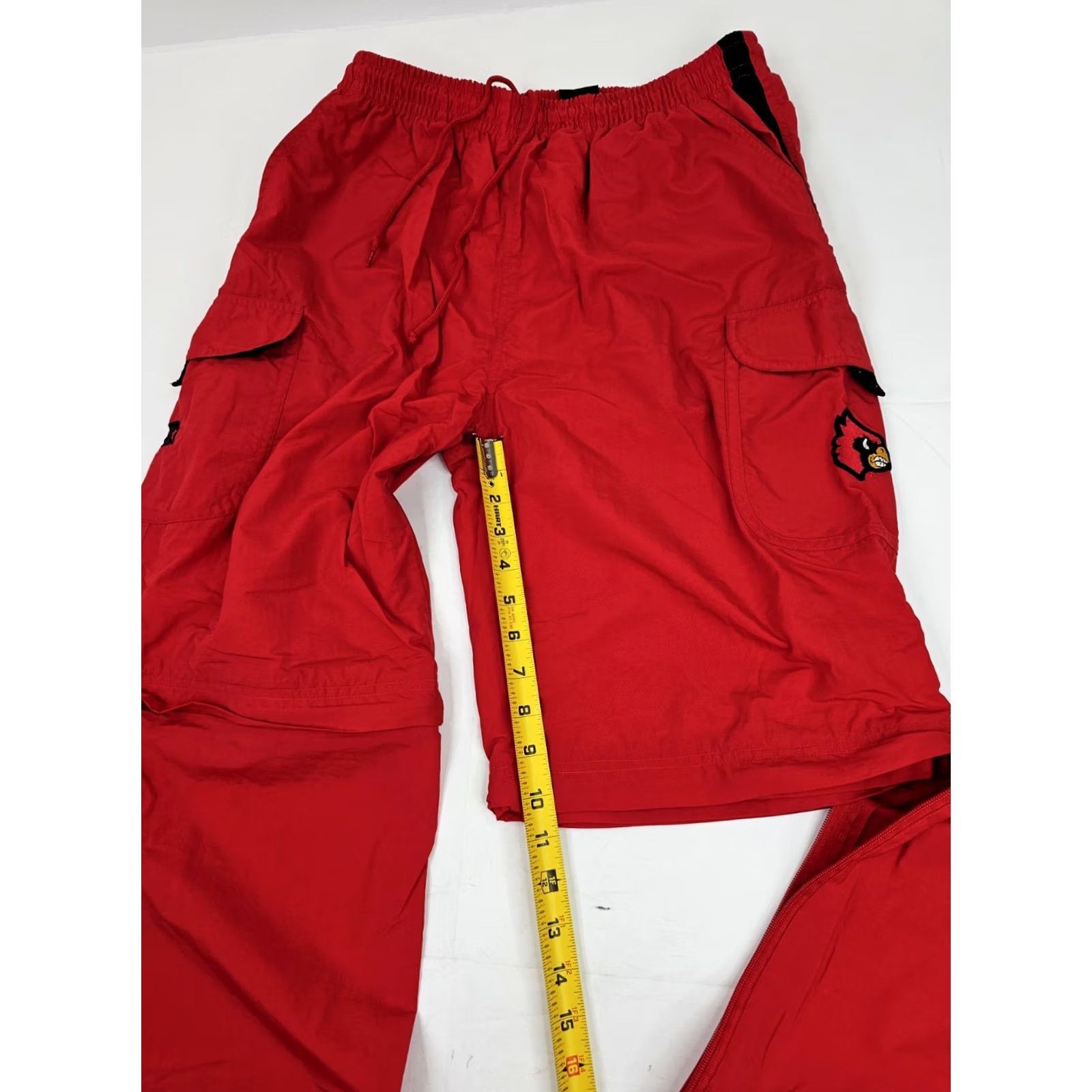 Starter VINTAGE Starter Y2K Convertible Track Pants Shorts Men M 30x29 Louisville Baggy Size US 31 - 4 Thumbnail