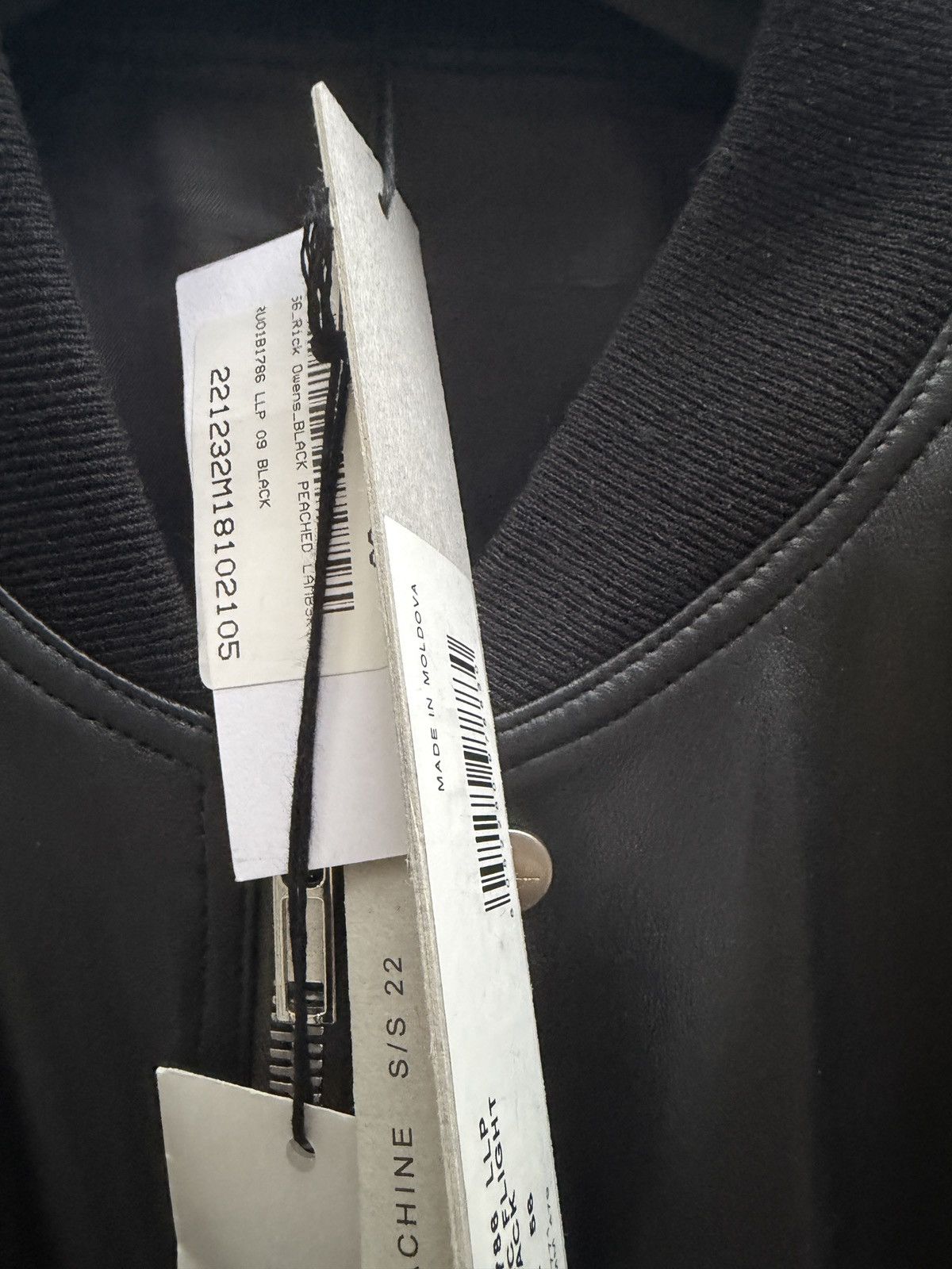 Rick Owens FOGACHINE S/S 22 - FLIGHT JACKET - LAMBSKIN Size US XL / EU 56 / 4 - 3 Thumbnail