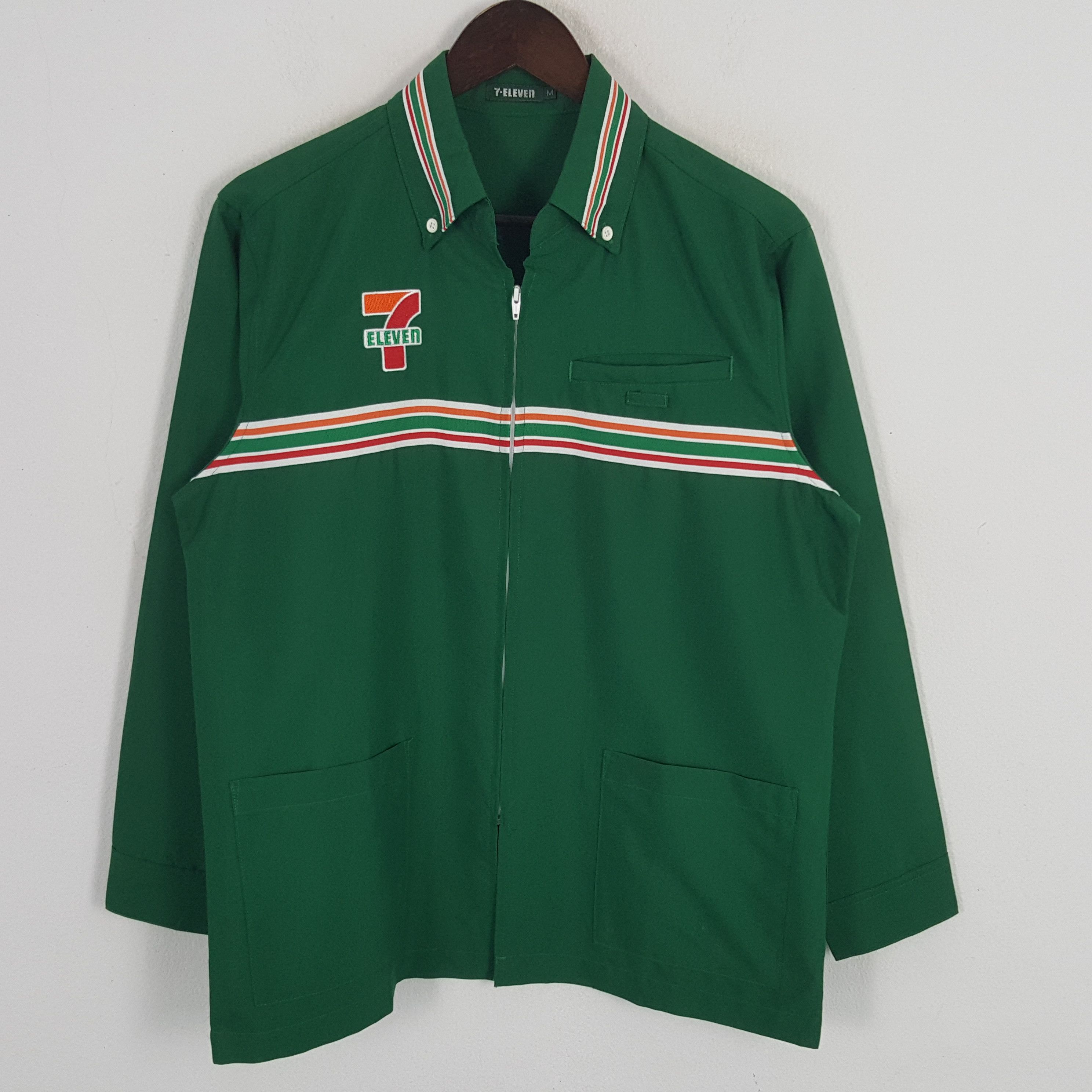 Japanese Brand × Vintage Vintage 7 Eleven Embroidery Logo Worker Uniform Jacket Size US M / EU 48-50 / 2 - 3 Thumbnail