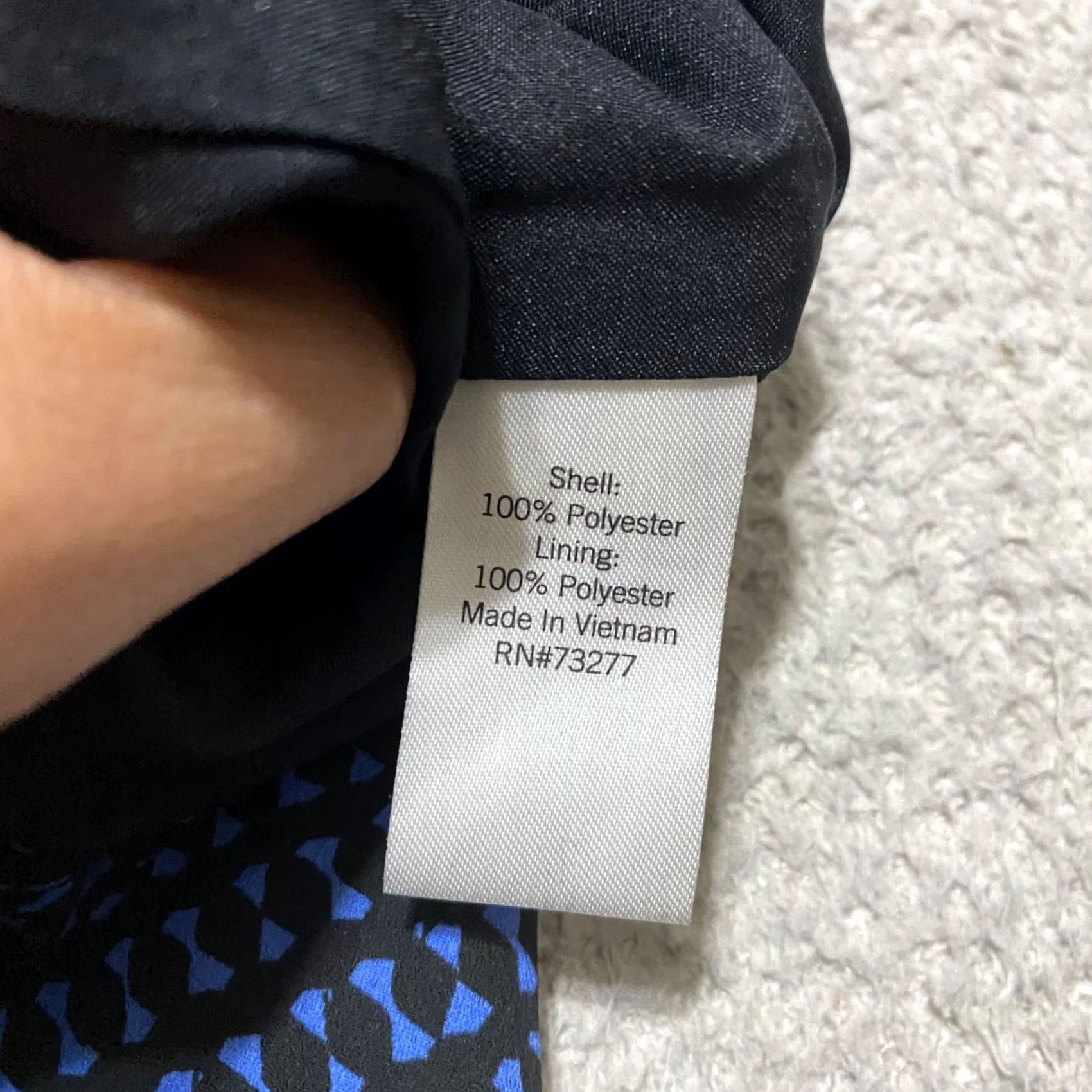 Apt. 9 NWT Apt. 9 Womens 24W Plus Shirt Dress Blue Geometric Button Up Sleeveless New Size 4XL / US 24-26 - 4 Thumbnail