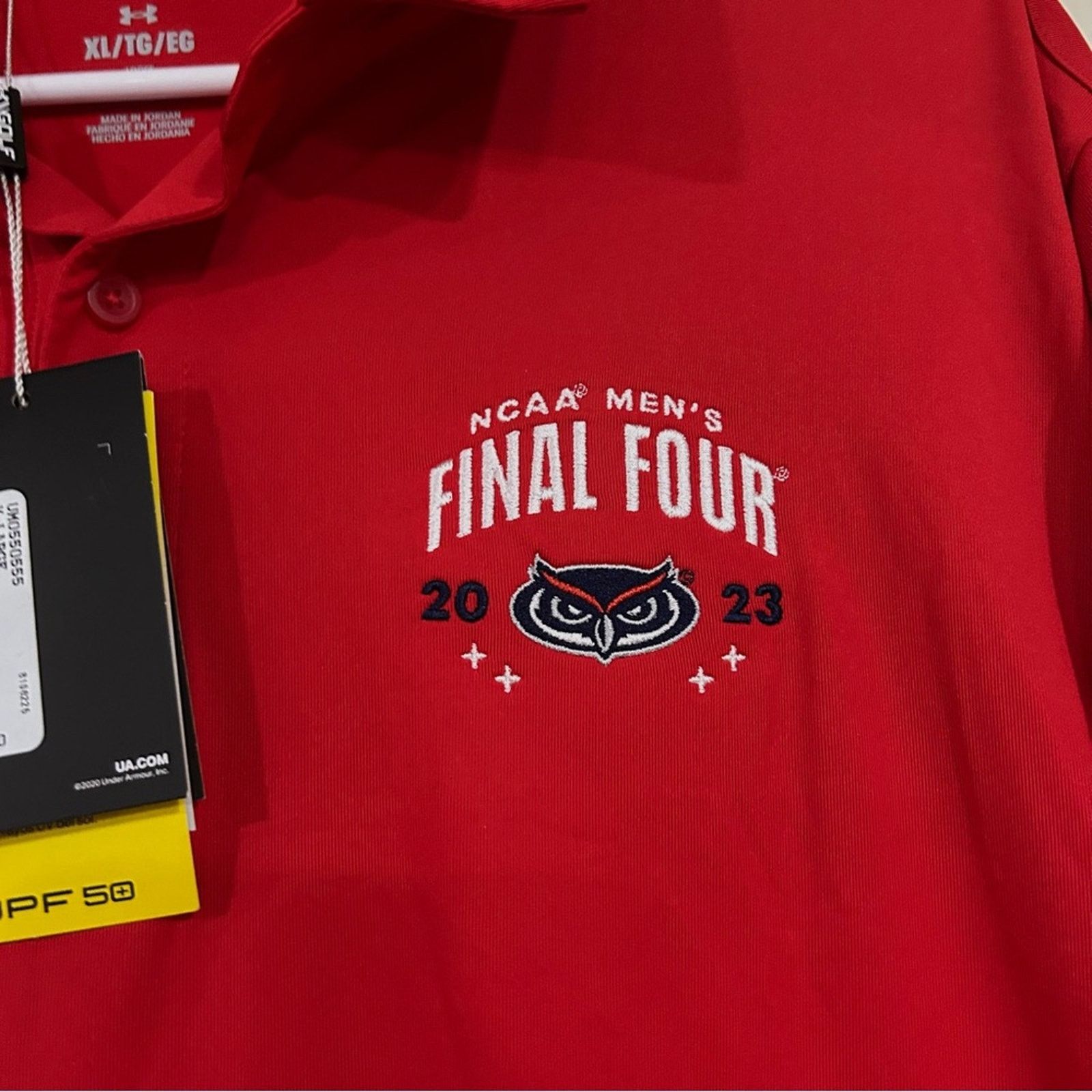 Under Armour 2023 Florida Atlantic Final Four Polo Size US XL / EU 56 / 4 - 2 Thumbnail