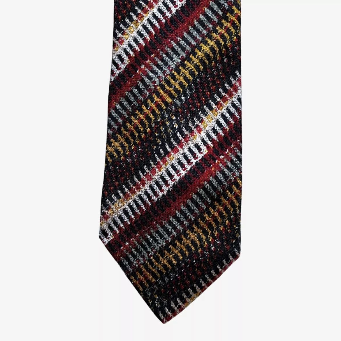 Missoni Vintage 90s Missoni Colourful Abstract Striped Silk Tie Size ONE SIZE - 3 Thumbnail