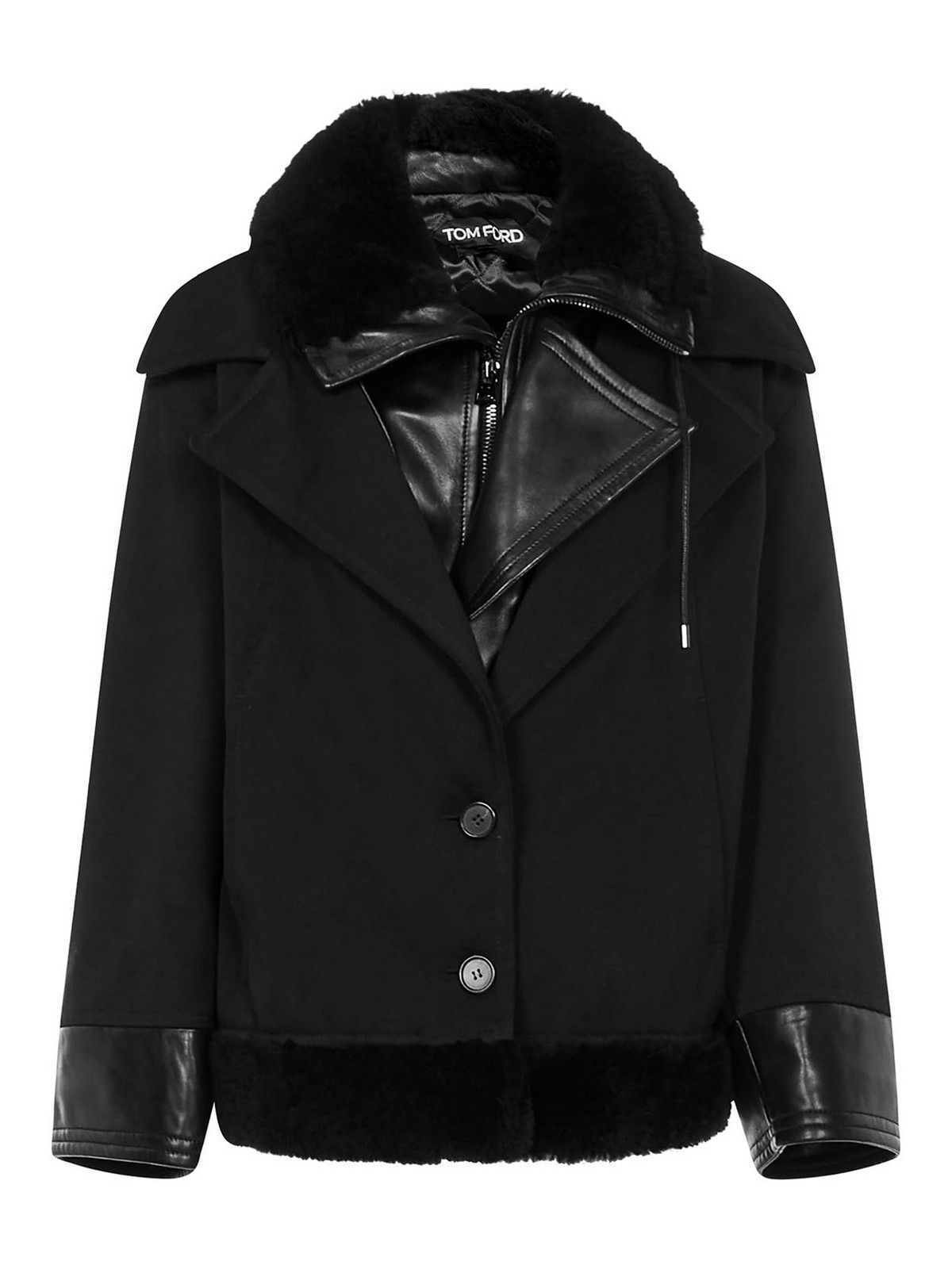 Tom Ford o1loc1c1224 CSF653 Jacket in Black Size XL / US 12-14 / IT 48-50 - 1 Thumbnail