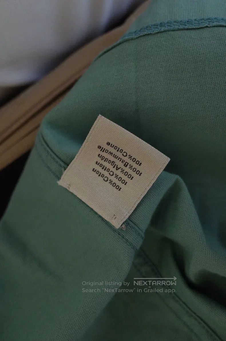 Other Hermes Blue-green short-sleeve T-shirt, made in Italy, 100 Size US XL / EU 56 / 4 - 3 Thumbnail