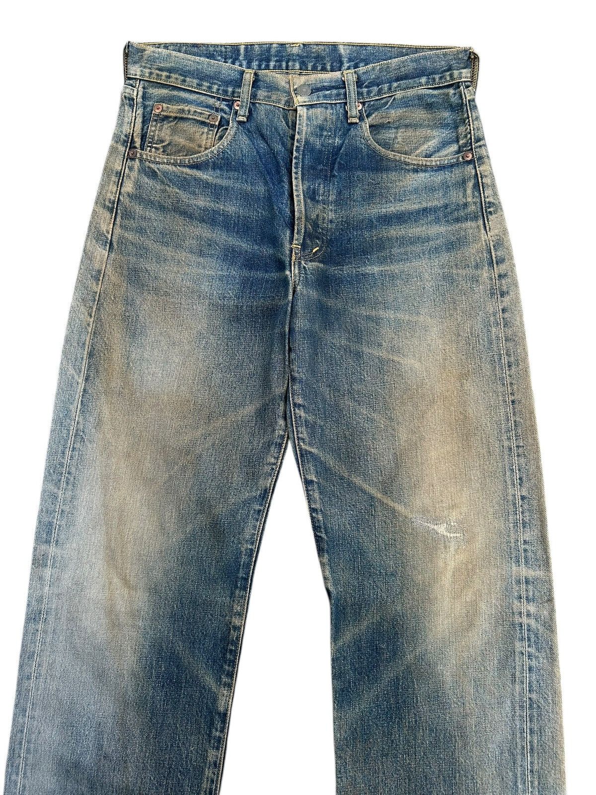 Kapital Vintage Levis Big E Selvedge Rusty Distressed Denim Jeans Size US 32 / EU 48 - 5 Thumbnail