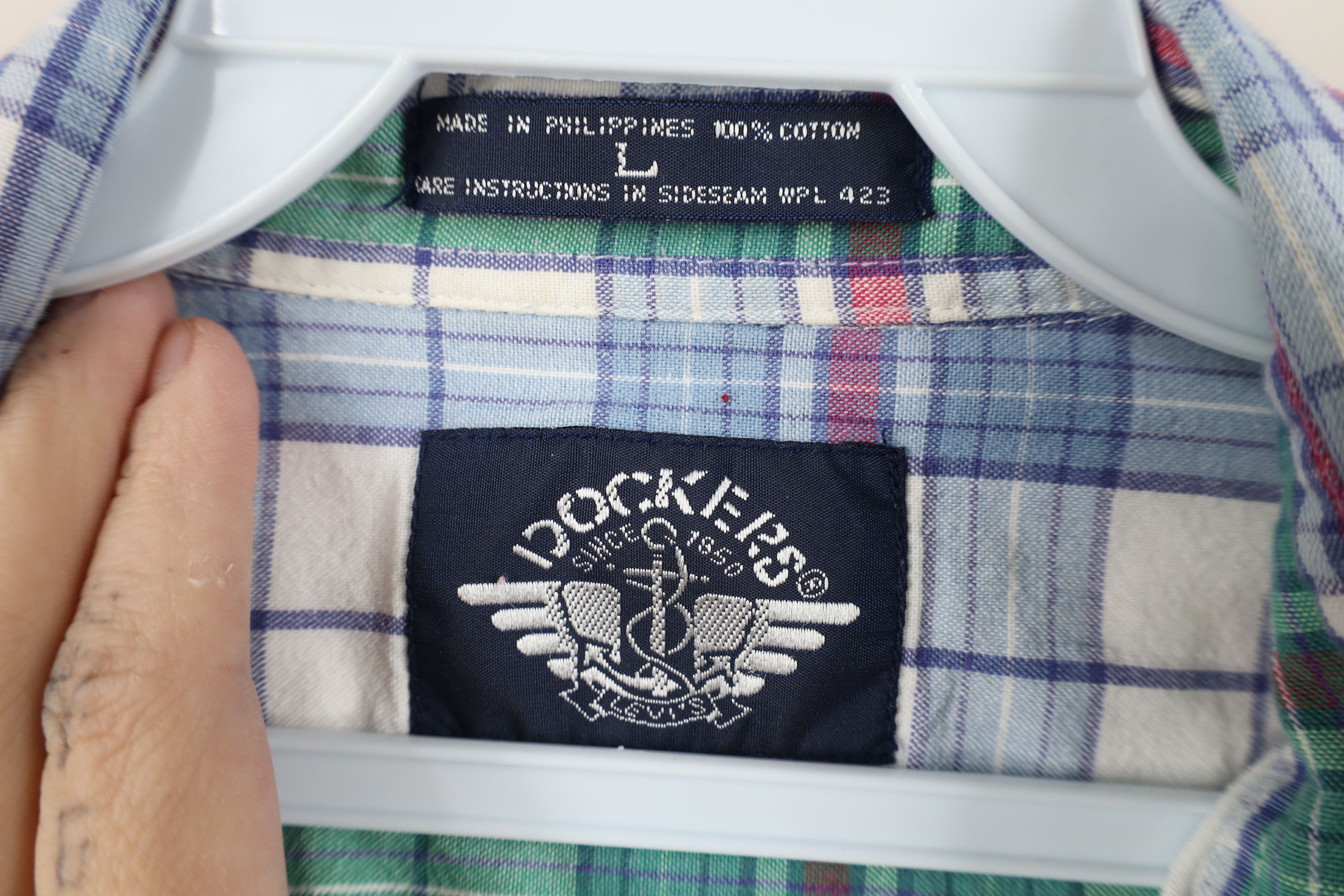 Vintage Vintage 90s Streetwear Plaid Short Sleeve Button Down Shirt Size US L / EU 52-54 / 3 - 8 Thumbnail