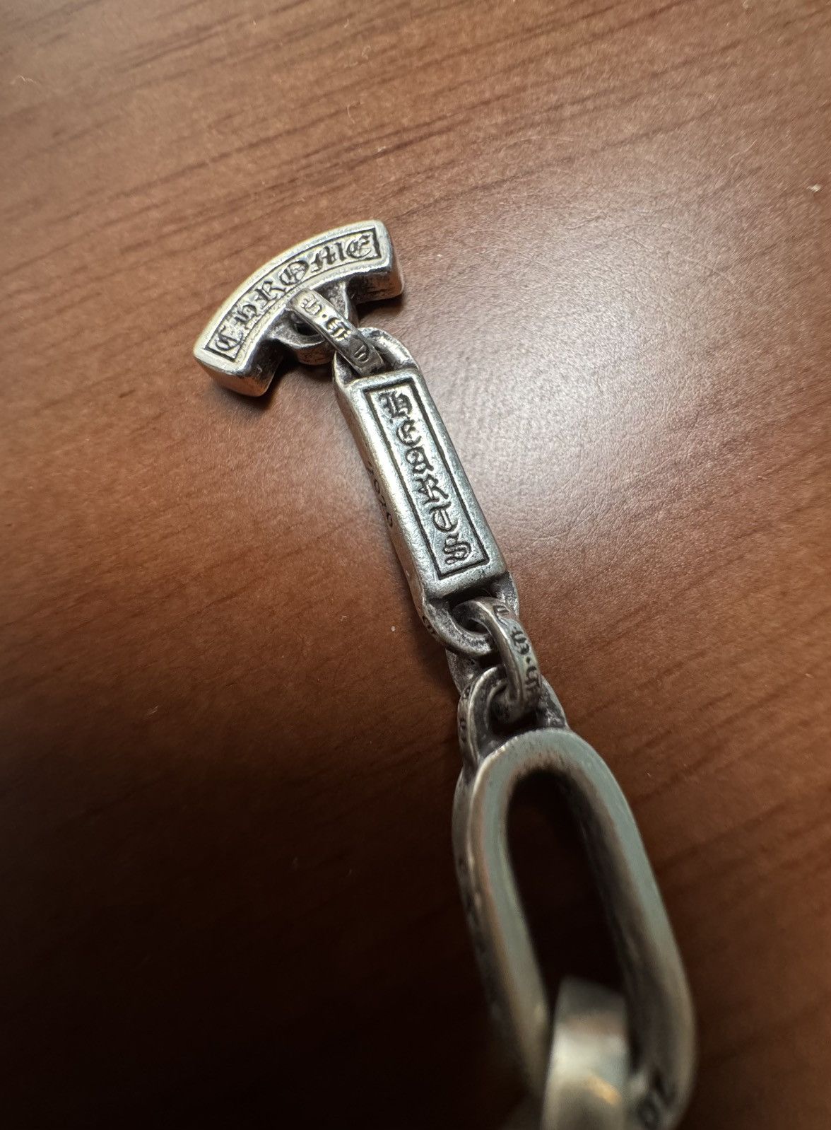 Chrome Hearts *RARE* T Link Paper Chain Bracelet Size ONE SIZE - 9 Thumbnail