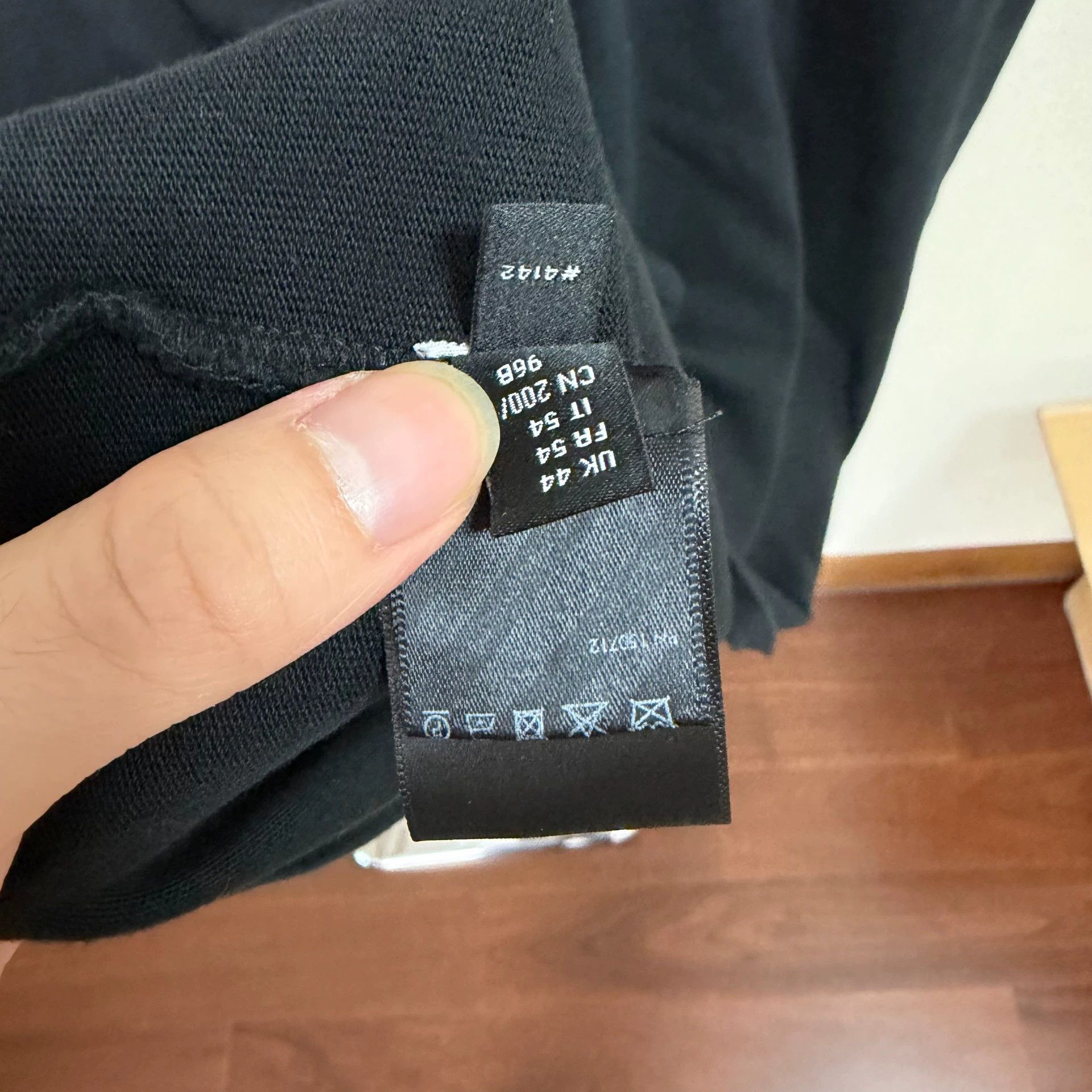 Amiri AMIRI SS23 Digital Straight Crew Tee Men Black XXL Size US XXL / EU 58 / 5 - 7 Thumbnail