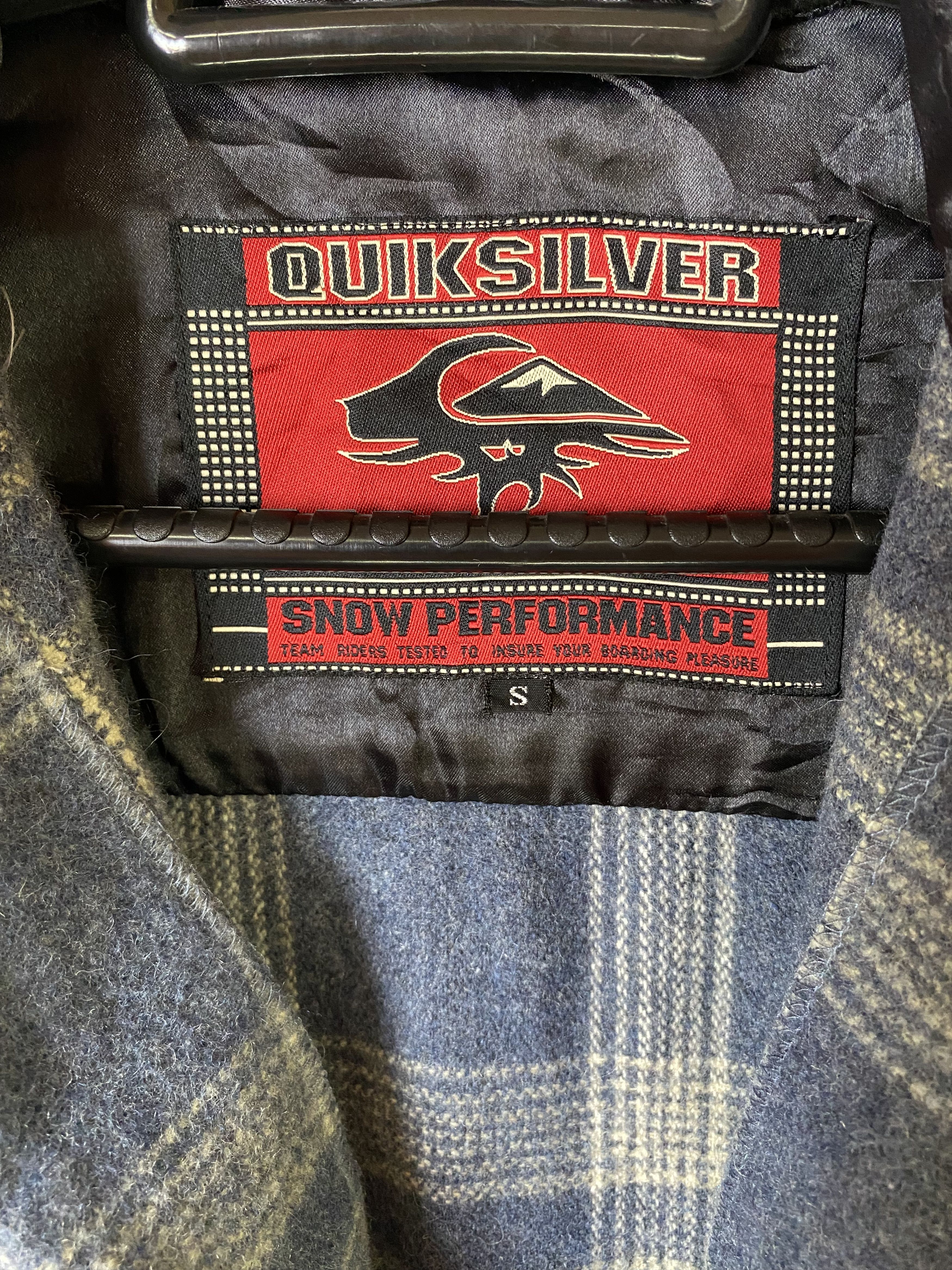 Quiksilver Vintage 90s Quiksilver plaid wool flannel Size US S / EU 44-46 / 1 - 8 Thumbnail