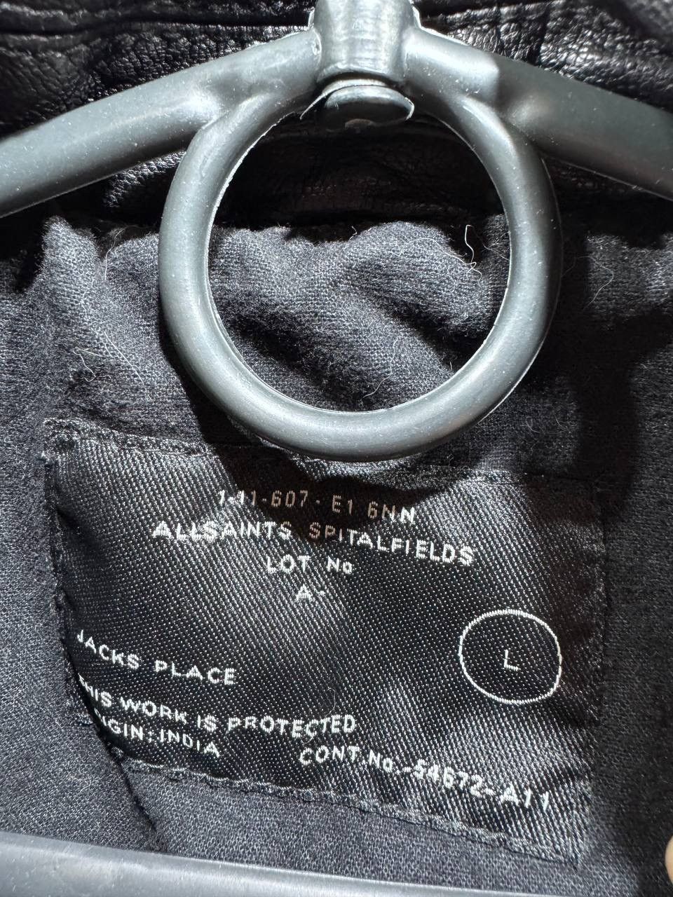 Allsaints Allsaints Postnoon Leather Button Up Shirt Jacket Size L Size US L / EU 52-54 / 3 - 12 Thumbnail