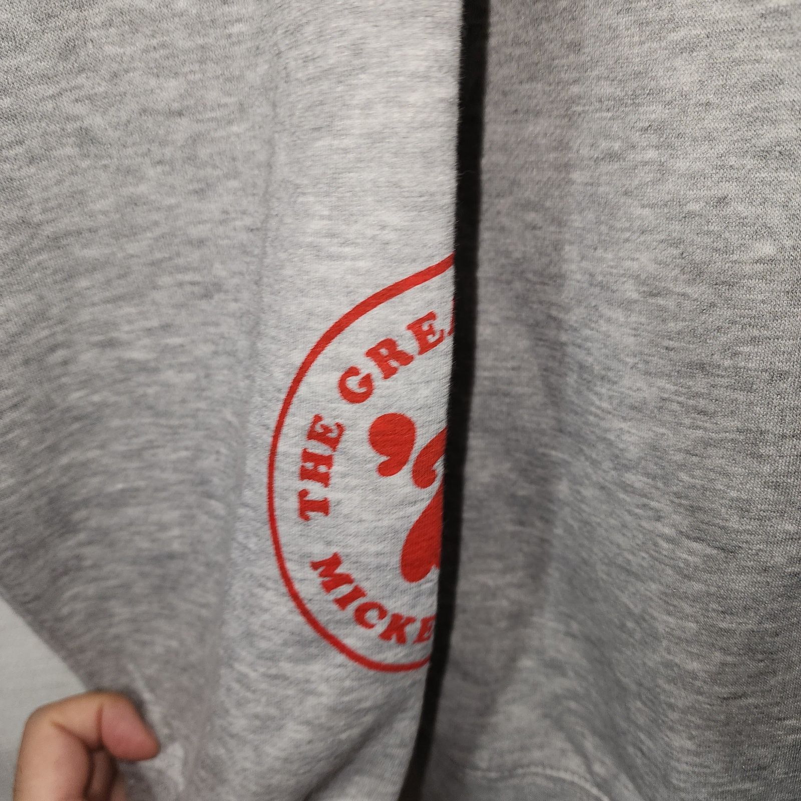 Disney Mickey mouse ''Smile every day! ''sweatshirt men's XL Size XL / US 12-14 / IT 48-50 - 5 Thumbnail