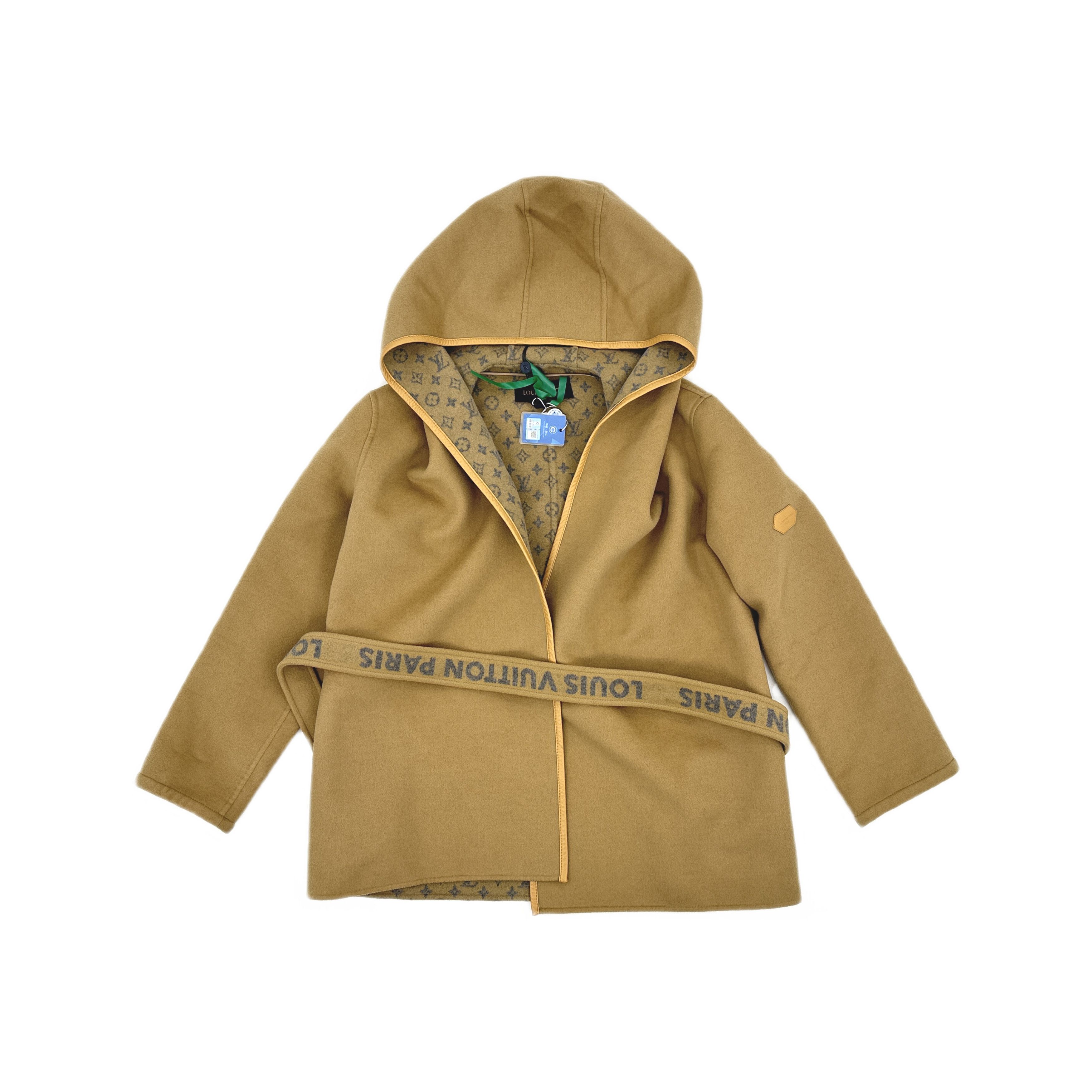 Louis Vuitton Louis Vuitton Monogram Hooded Wrap Coat 38 Size S / US 4 / IT 40 - 1 Thumbnail