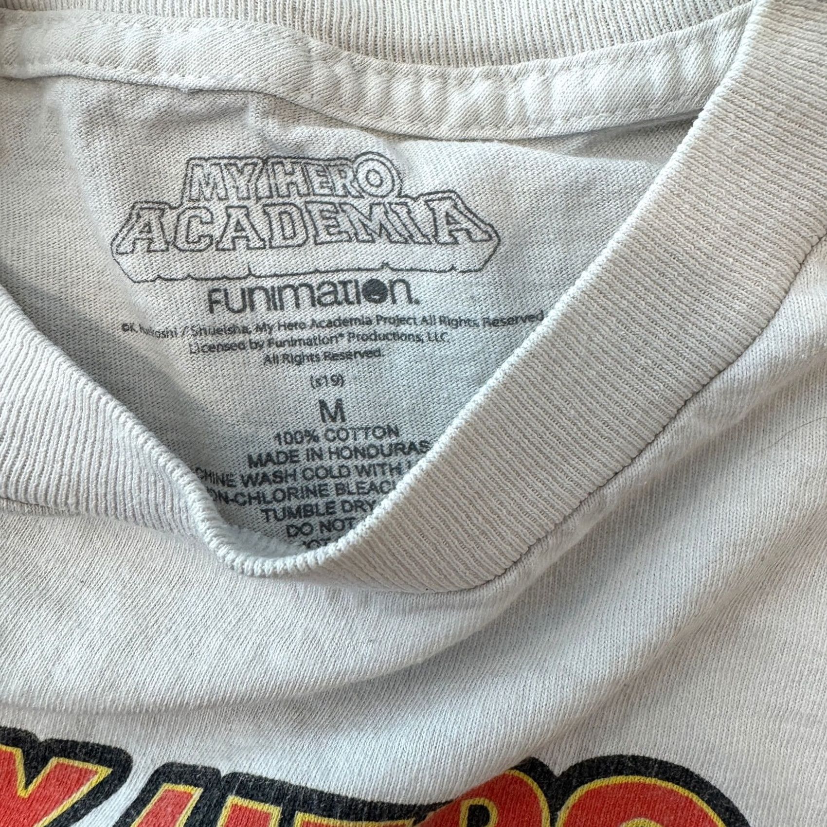 Vintage VINTAGE Y2K My Hero Academia Anime Cartoon White Graphic Tee Medium Mens White Graphic Tee Size US M / EU 48-50 / 2 - 3 Thumbnail