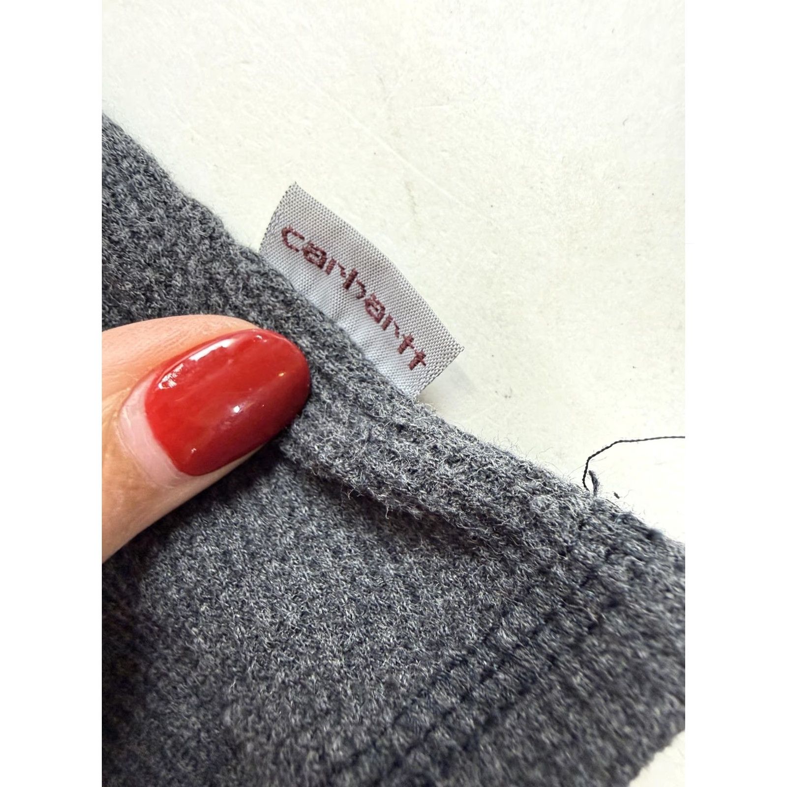 Carhartt Carhartt Shirt Womens Medium Gray Henley Long Sleeve Thermal Knit Top Size M / US 6-8 / IT 42-44 - 2 Thumbnail