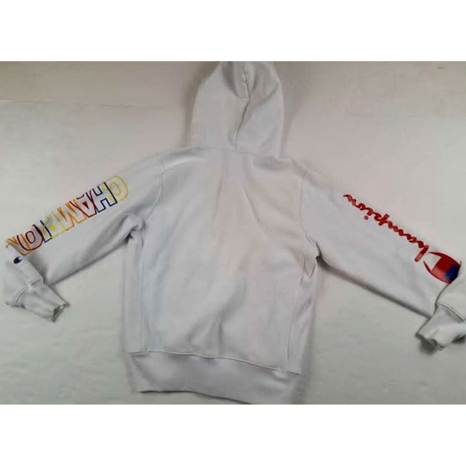 Champion Champion Multi-Colors White Medium Reverse Weave Pullover Hooded Sweatshirt Men M Size US M / EU 48-50 / 2 - 5 Thumbnail