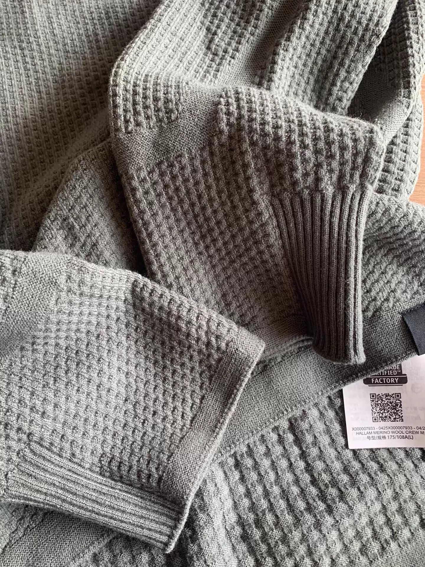 Arc'teryx Arc'teryx Merino Wool Crew Sweater Mist Green L Size US L / EU 52-54 / 3 - 7 Thumbnail