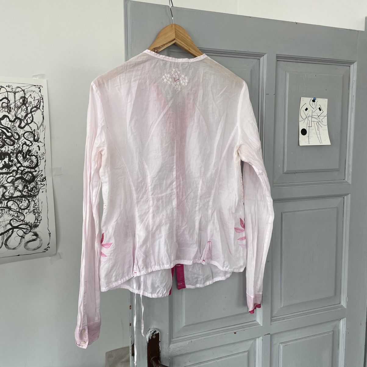 Marithe + Francois Girbaud × Vintage Vintage Le Jean De Marithe Francois Girbaut Blouses Size M / US 6-8 / IT 42-44 - 6 Thumbnail