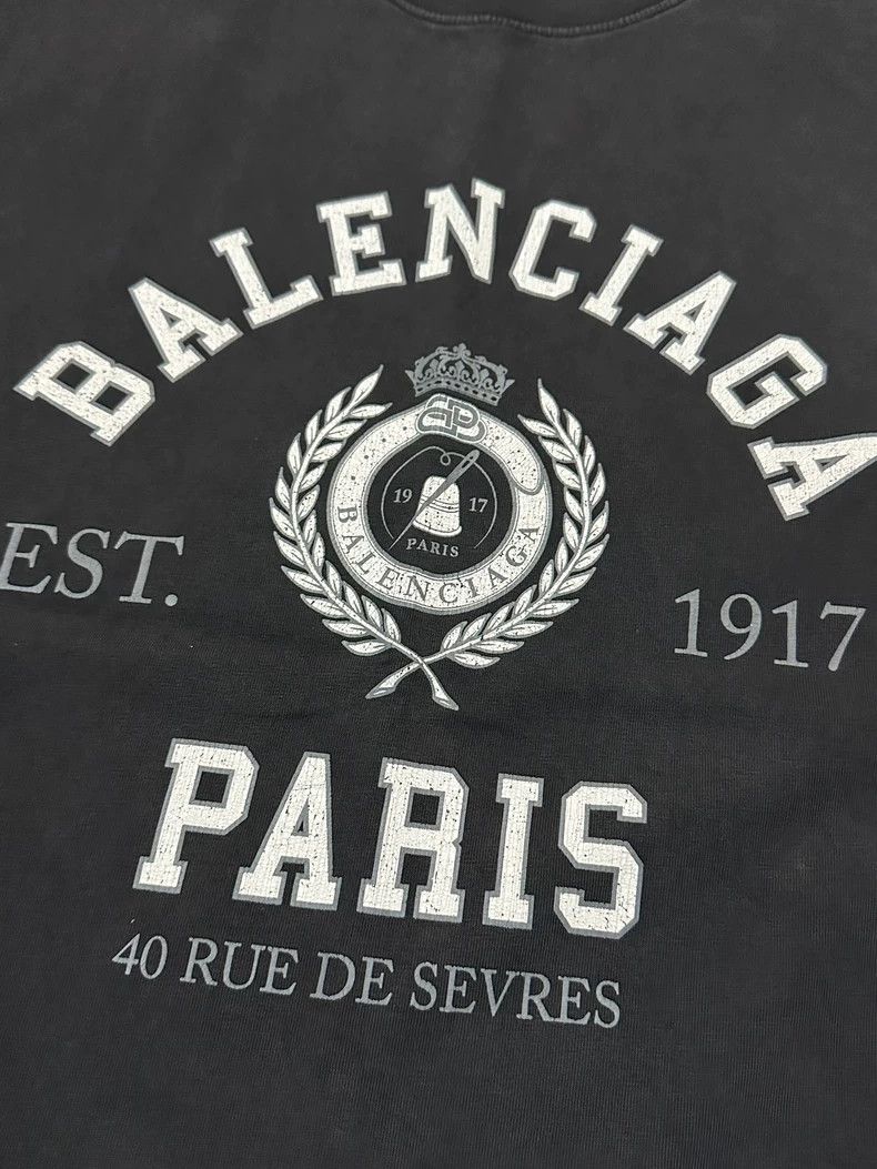 Balenciaga Balenciaga Wheat ear 1917 gray old short sleeve women's st Size M / US 6-8 / IT 42-44 - 2 Thumbnail