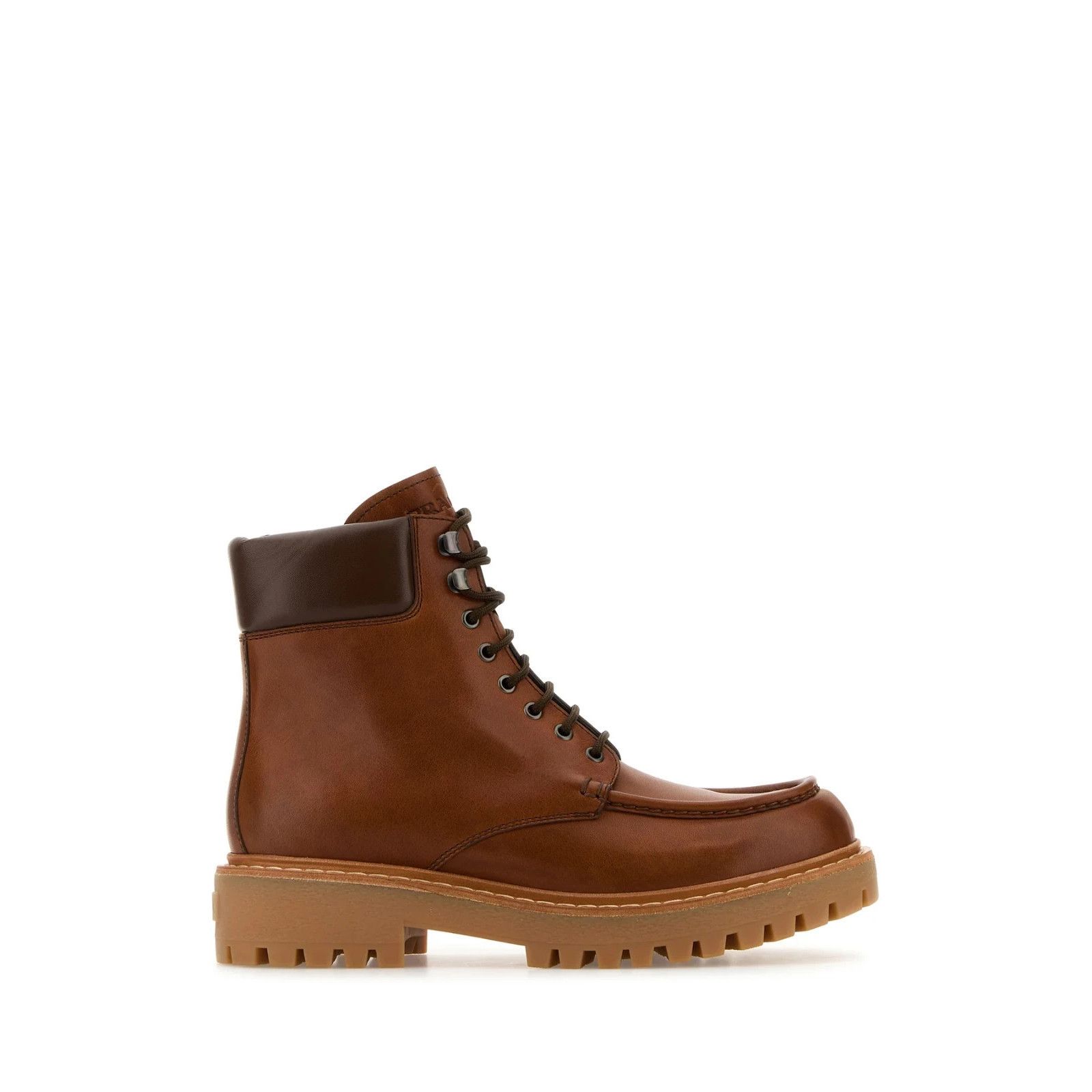 Prada PRADA Caramel Leather Ankle Boots New And Authentic (Men's s Size US 8.5 / EU 41-42 - 5 Thumbnail