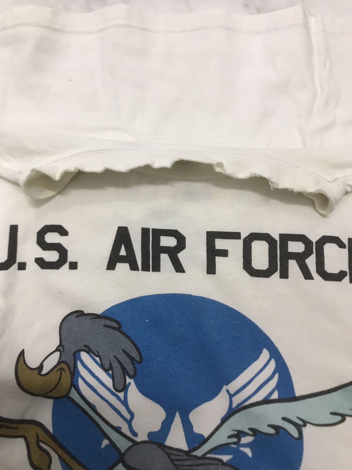 Cartoon Network × Vintage US AIR FORCE X ROAD RUNNER DISTRESS Size US L / EU 52-54 / 3 - 7 Thumbnail