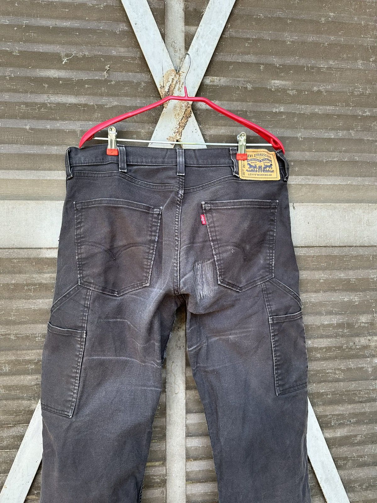 Levi's 👹Vintage Sun Faded Levi’s Carpenter Baggy Jeans Size US 34 / EU 50 - 9 Thumbnail