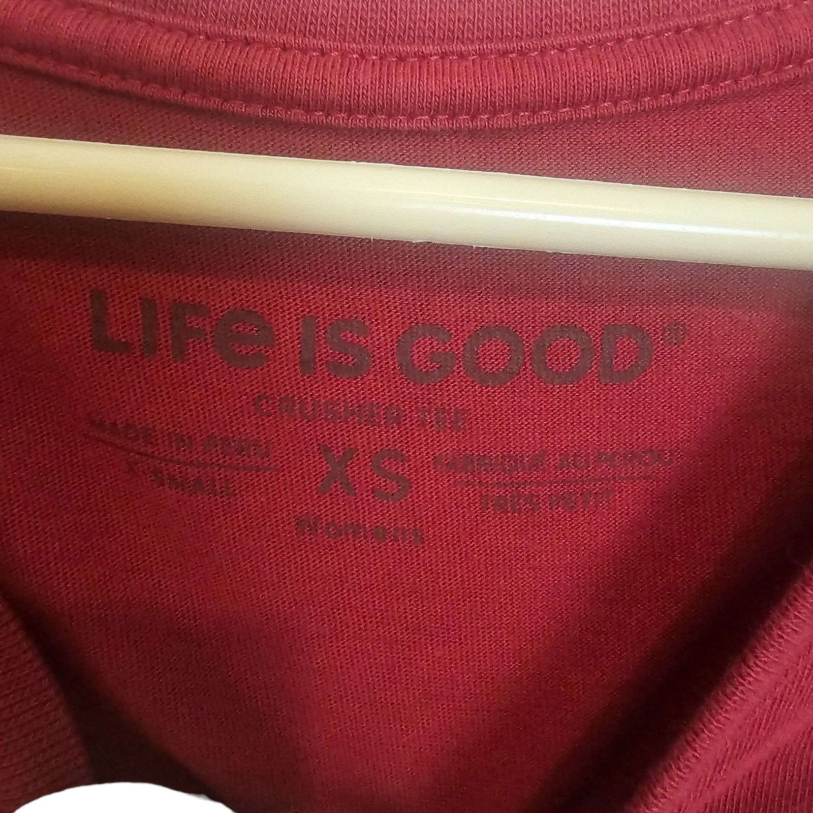 Life is Good Life Is Good Womens Crusher Tee Sz XS Apple Pie Holiday Size XS / US 0-2 / IT 36-38 - 6 Thumbnail