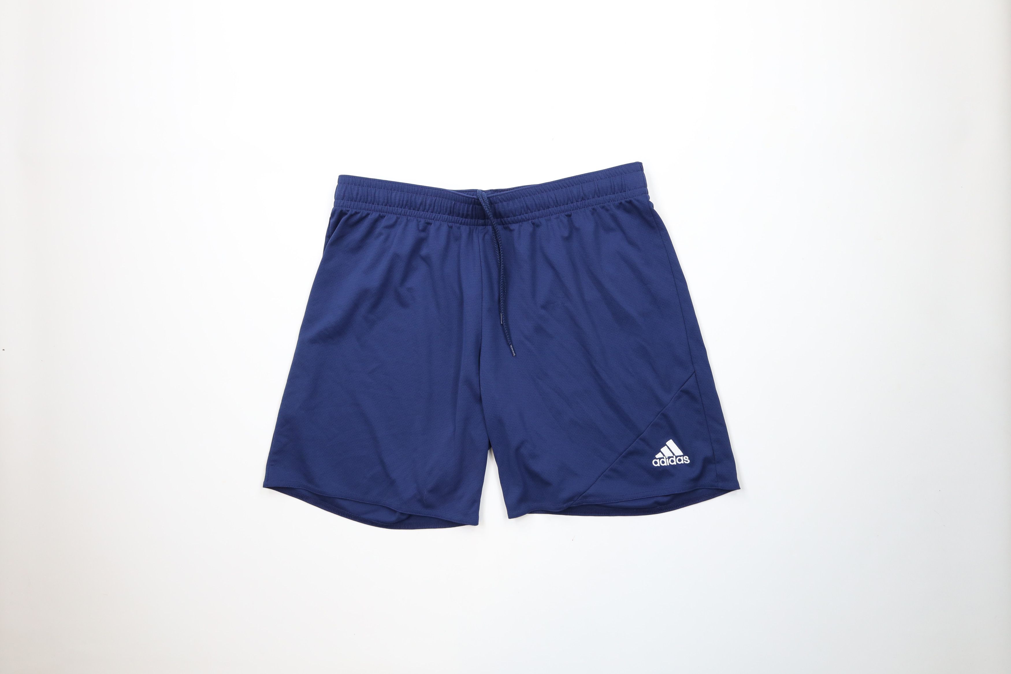 Adidas × Vintage Vintage Y2K Adidas Running Jogging Soccer Shorts Navy Blue Size US 36 / EU 52 - 1 Thumbnail