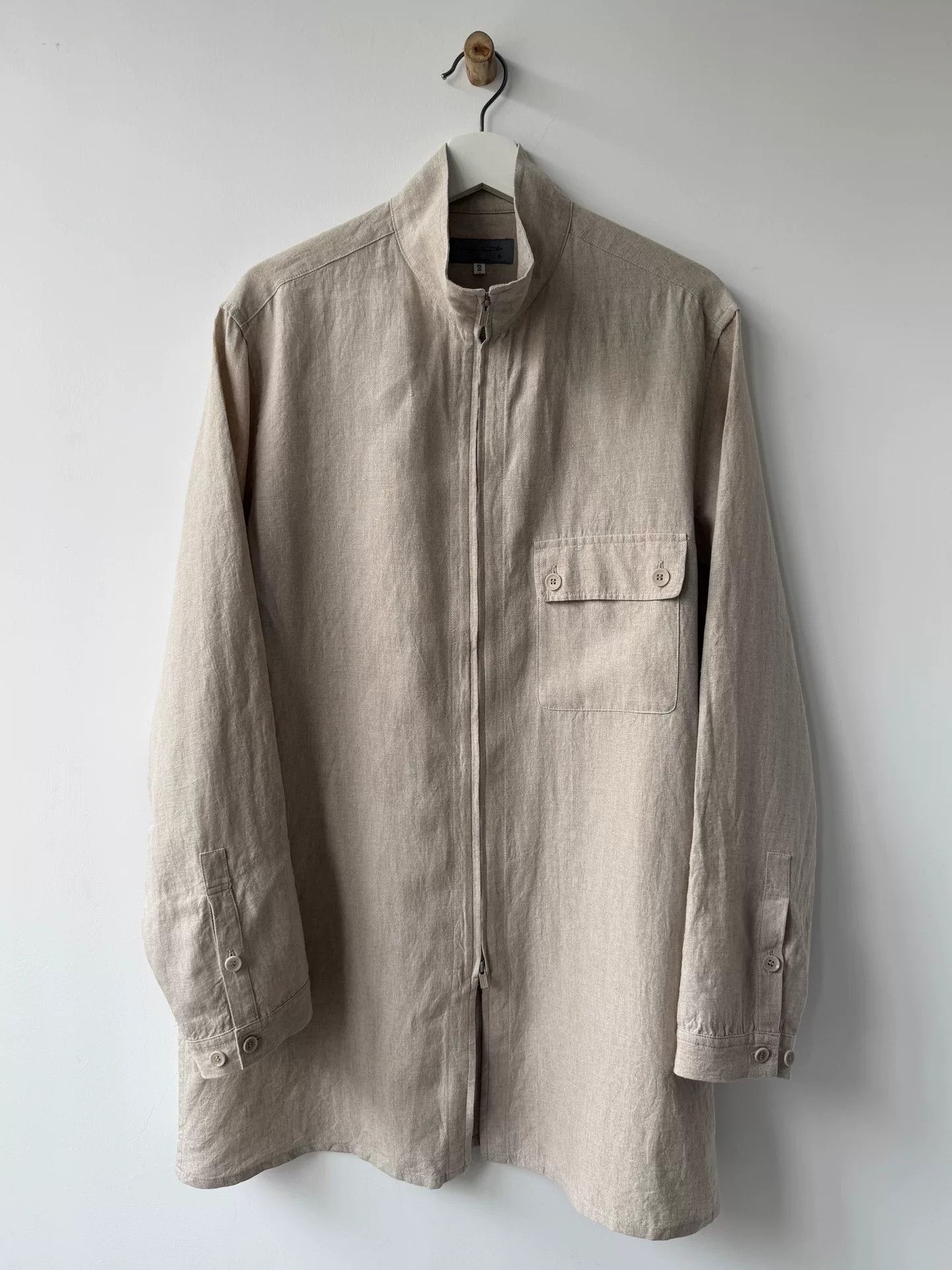 Yohji Yamamoto yohji yamamoto linen shirt jacket 22ss Size US M / EU 48-50 / 2 - 1 Thumbnail