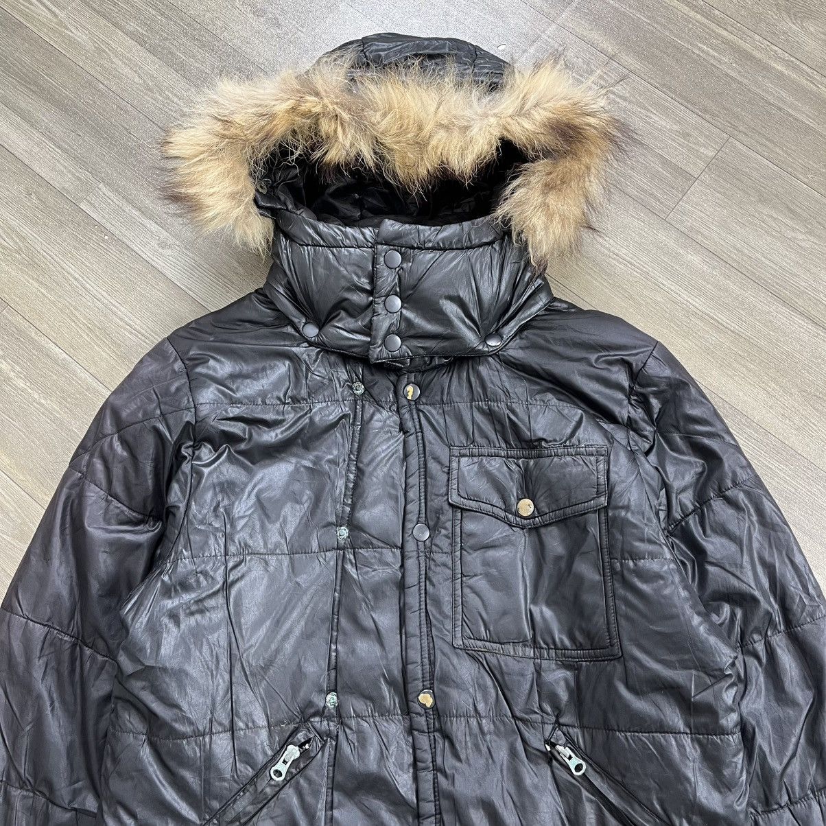 Japanese Brand 2000s Breathmint IfSixWasNine Kmrii Goa Lgb Fur Down Jacket Size US L / EU 52-54 / 3 - 4 Thumbnail
