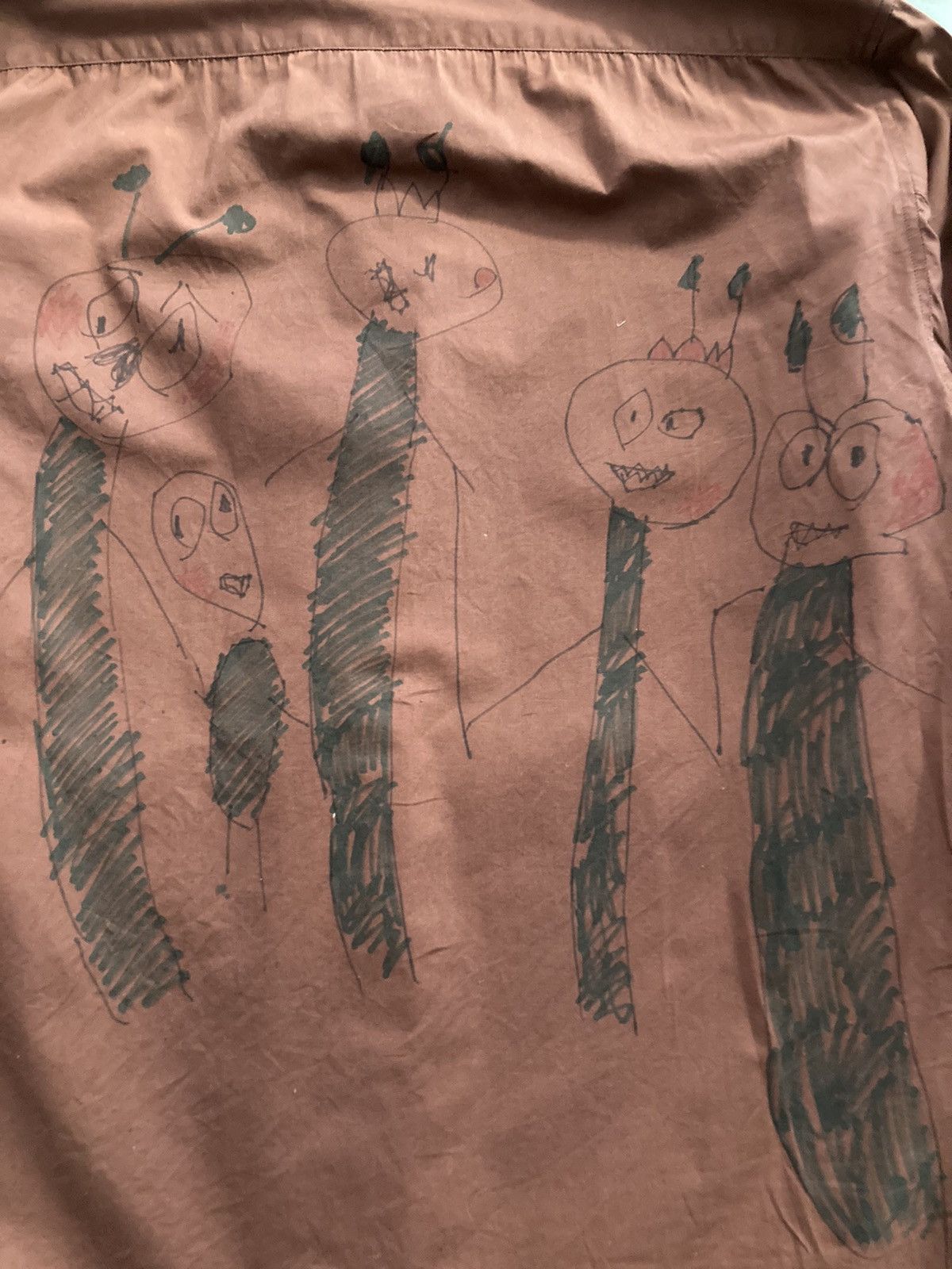 agnes b. Agnes B Homme Button Up Custom Kids Drawing Zombie Size US M / EU 48-50 / 2 - 4 Thumbnail