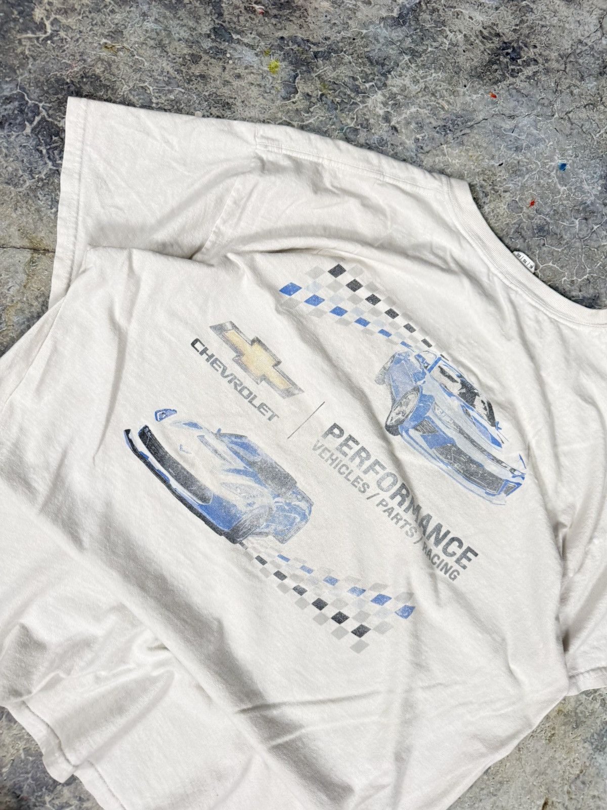 Chevrolet × Vintage Vintage Distressed Chevy Tee Size US XL / EU 56 / 4 - 6 Thumbnail