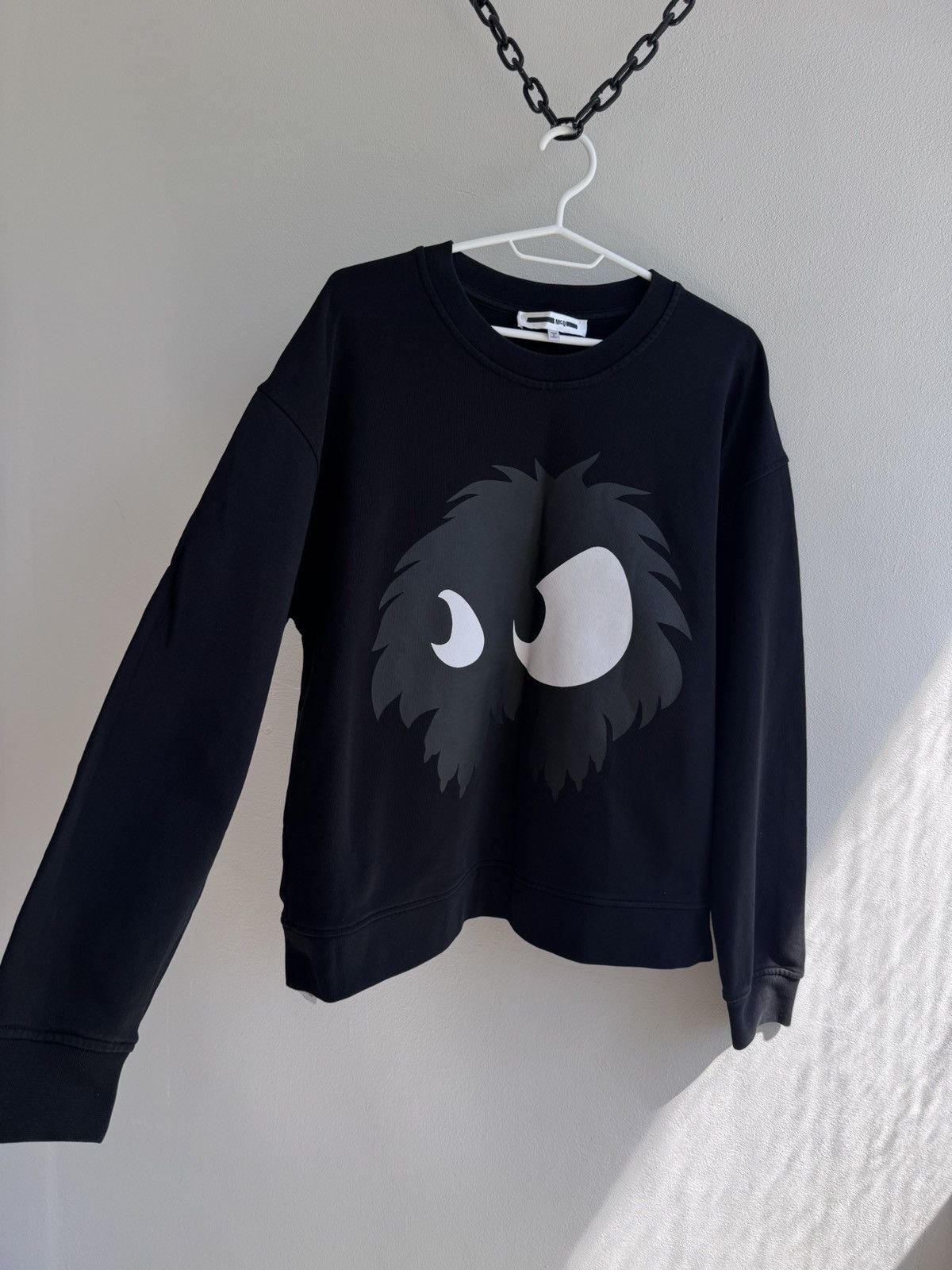 Alexander McQueen McQ ALEXANDER MCQUEEN MAD CHESTER FLOCKED MONSTER Sweatshirt Size US L / EU 52-54 / 3 - 5 Thumbnail