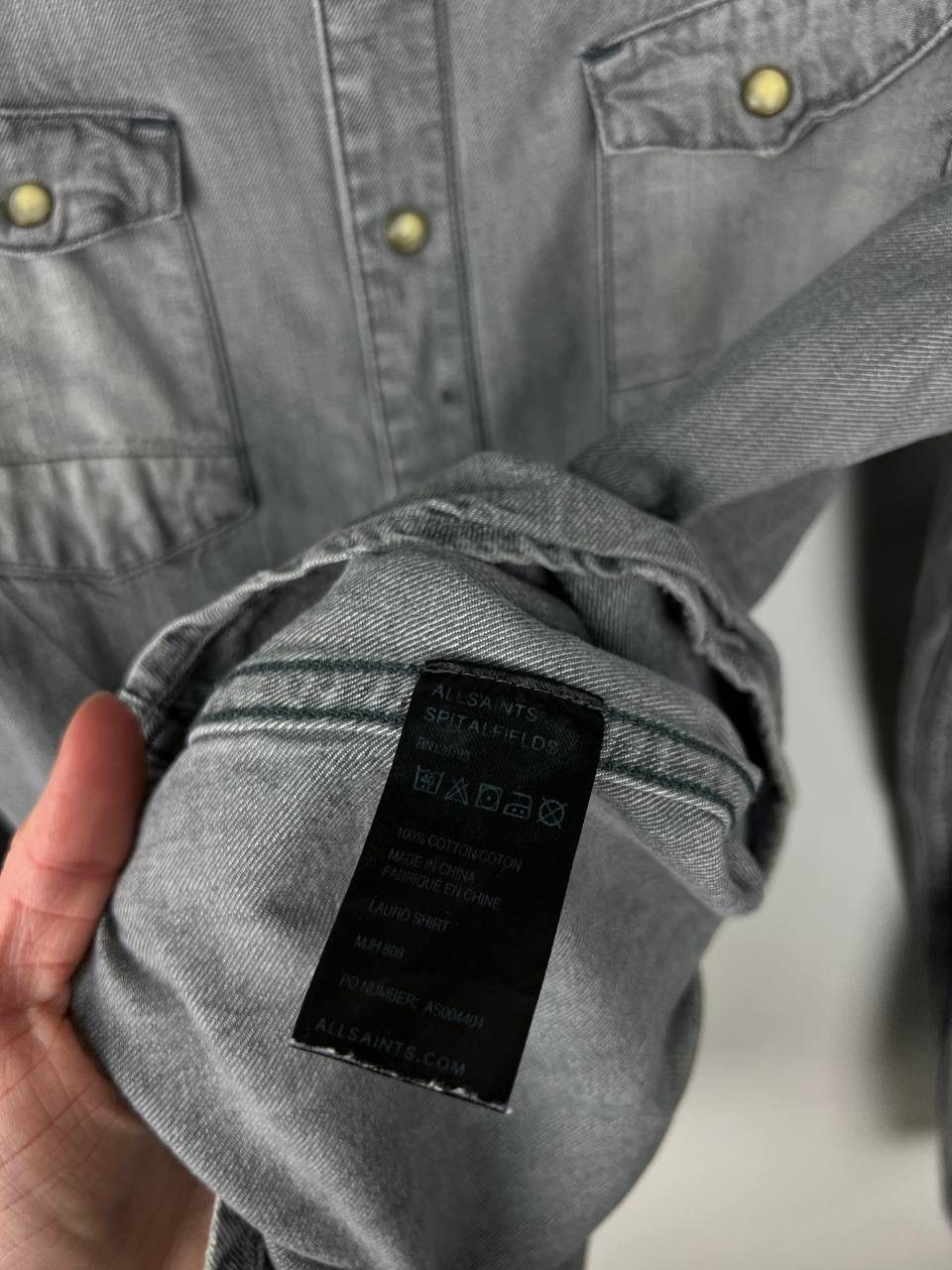 Allsaints Allsaints luxury denim shirt size L Size US L / EU 52-54 / 3 - 4 Thumbnail