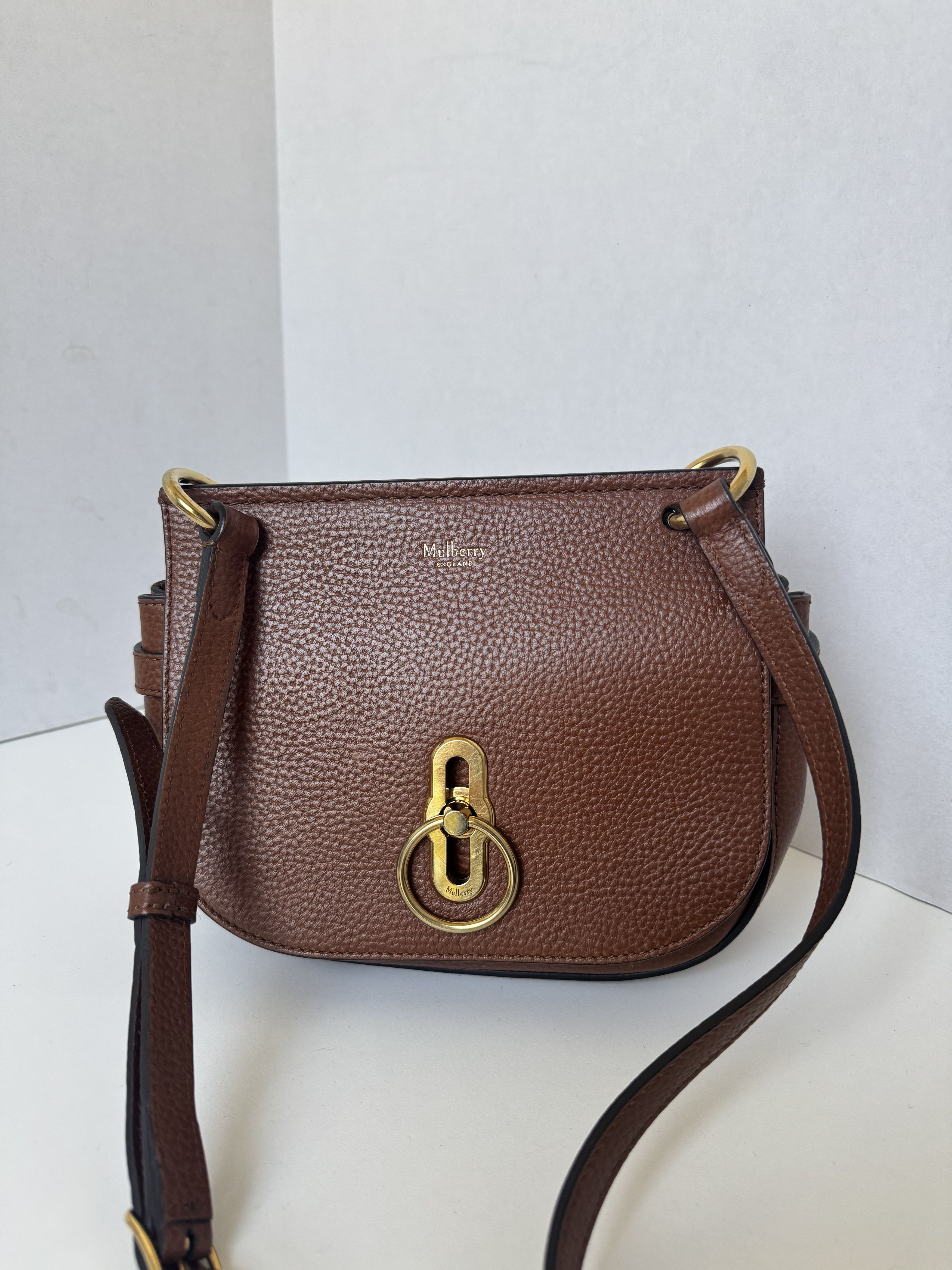 Mulberry Mulberry Amberley Crossbody – Brown Grained Leather Size ONE SIZE - 1 Thumbnail