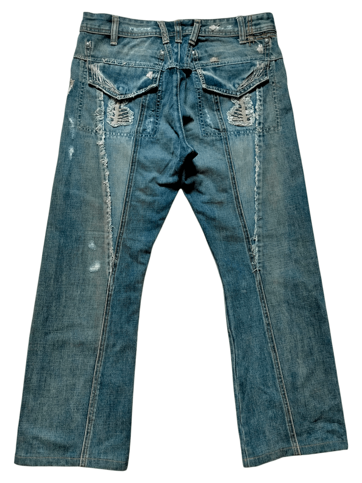 Marithe + Francois Girbaud Marithe Francois Girbaud Flare Jeans Boot cut Denim Size US 32 / EU 48 - 2 Thumbnail