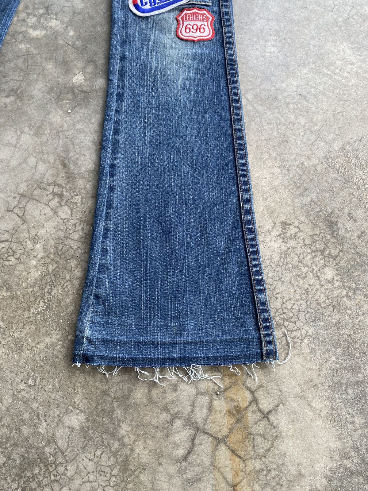 Hysteric Glamour × Japanese Brand Flare Jeans Japanese Ana Kerry Stretch Denim Low Rise Size 29" - 7 Thumbnail