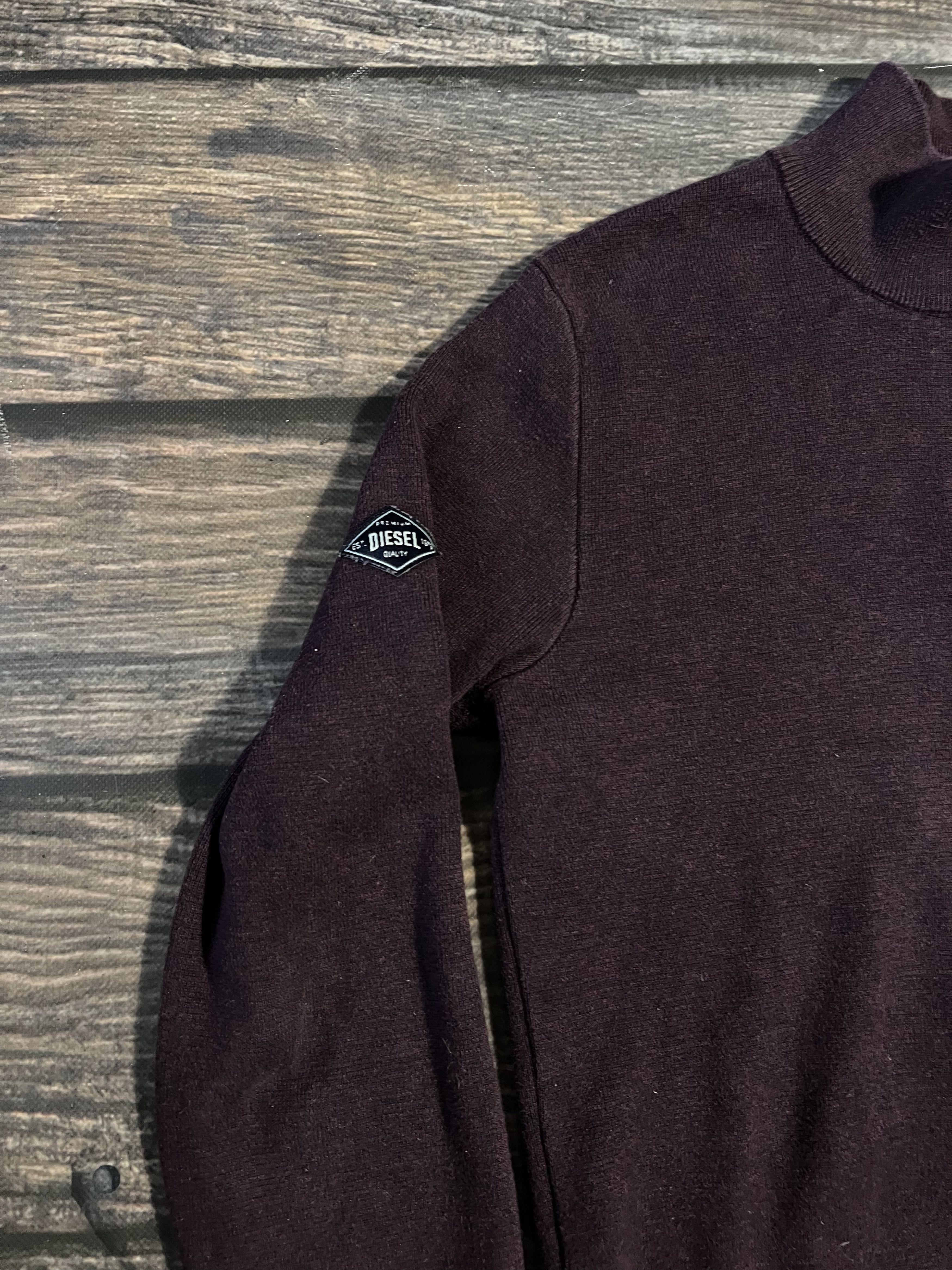 Diesel 1/3 zip Diesel Cherry Sweater Premium Cotton Size US M / EU 48-50 / 2 - 3 Thumbnail