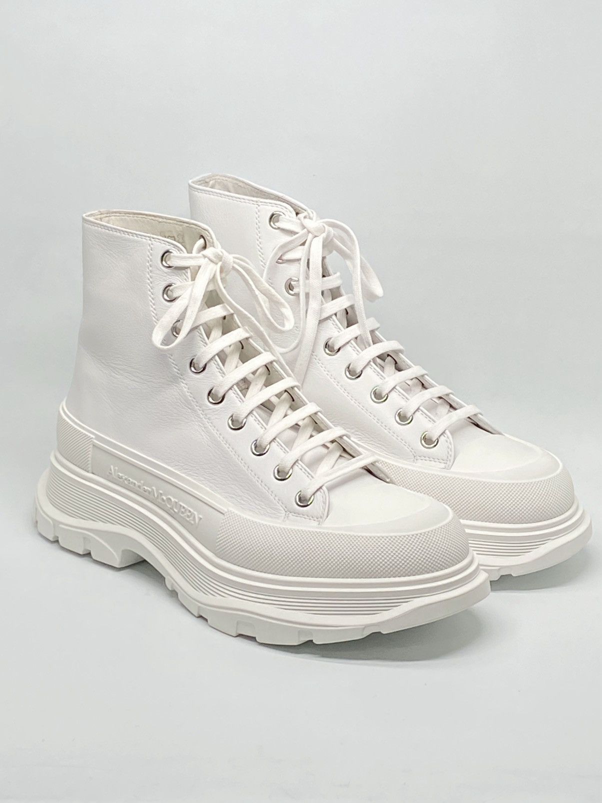 Alexander McQueen Alexander McQueen Leather Platform Boot size 43/us size 10 Size US 10 / EU 43 - 1 Thumbnail