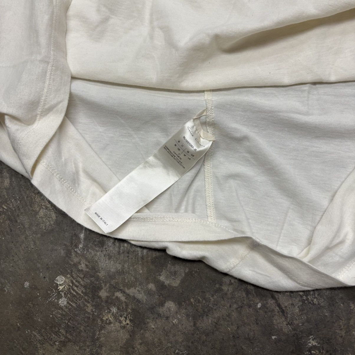 Rick Owens Rick Owens S/S 18 “Dirt” JUMBO TEE Size US M / EU 48-50 / 2 - 7 Thumbnail