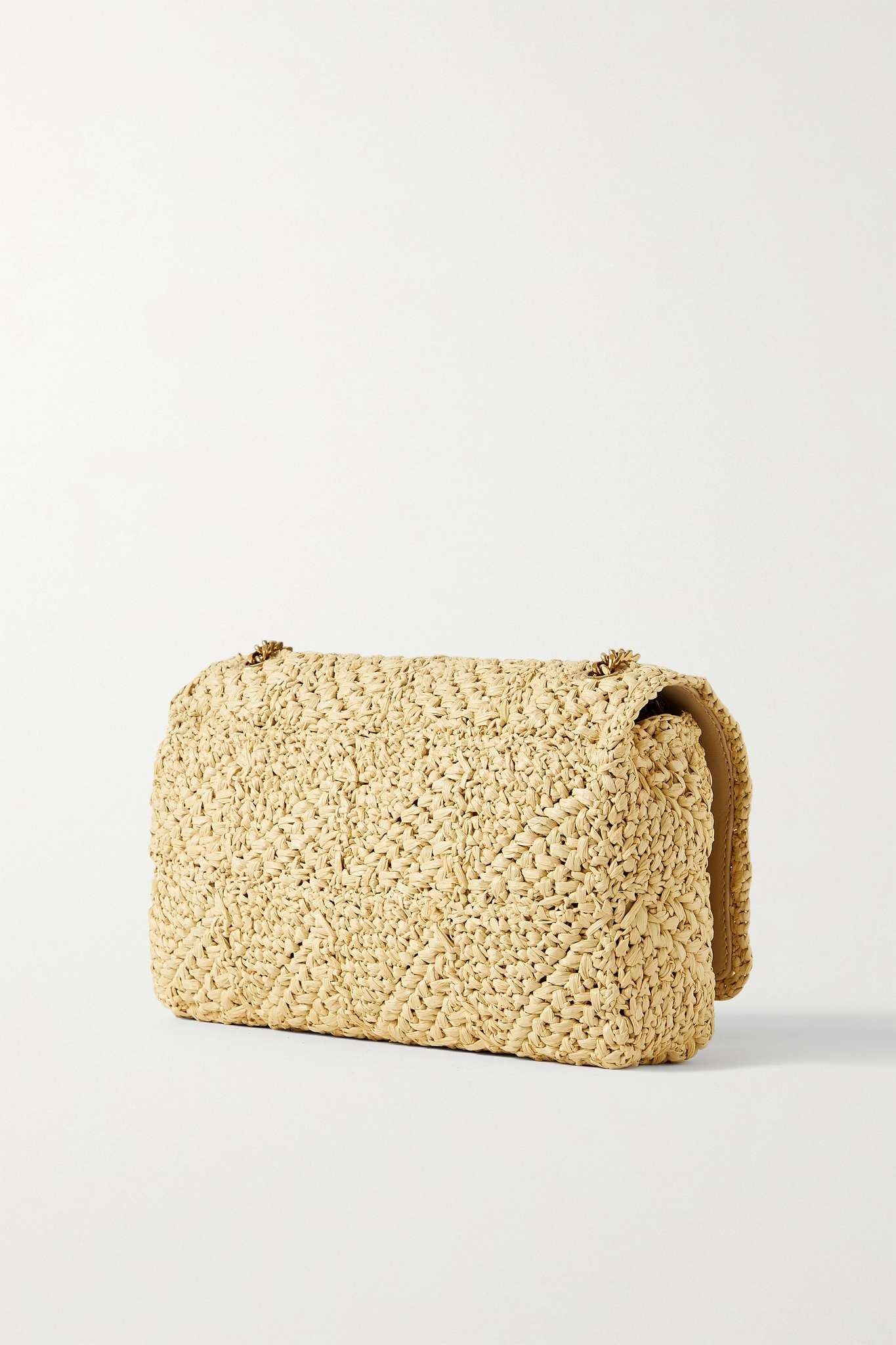 Saint Laurent Paris o1s1wg110525 515821 Size: OS / Jamie Medium Bag in Raffia Size ONE SIZE - 3 Thumbnail