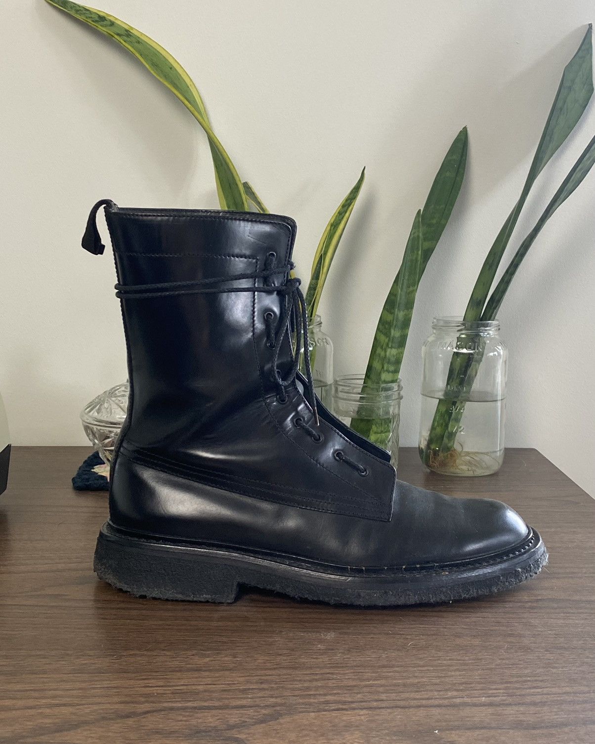Dior AW07 Dior Homme Navigate Combat Boots Grailed