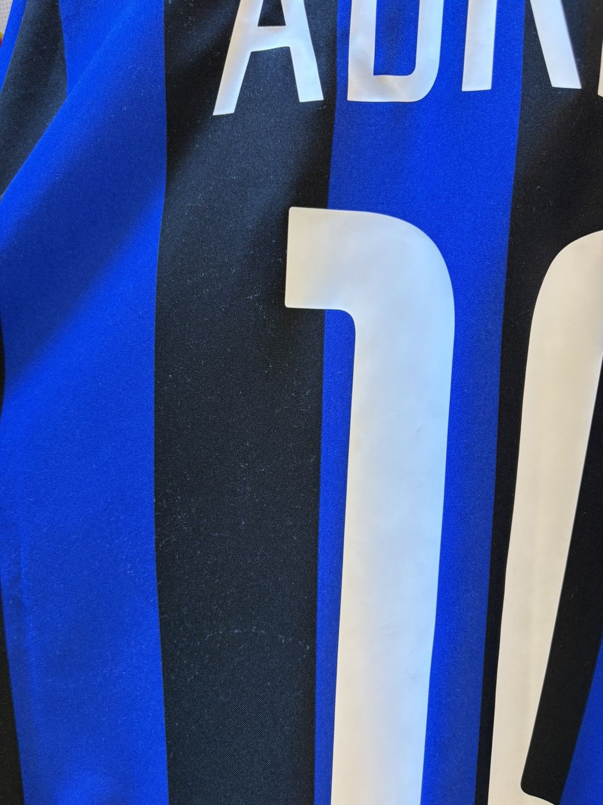 Nike Vintage 2002-2003 Inter Milan Home Kit ADRIANO 10 Size US XXL / EU 58 / 5 - 13 Thumbnail