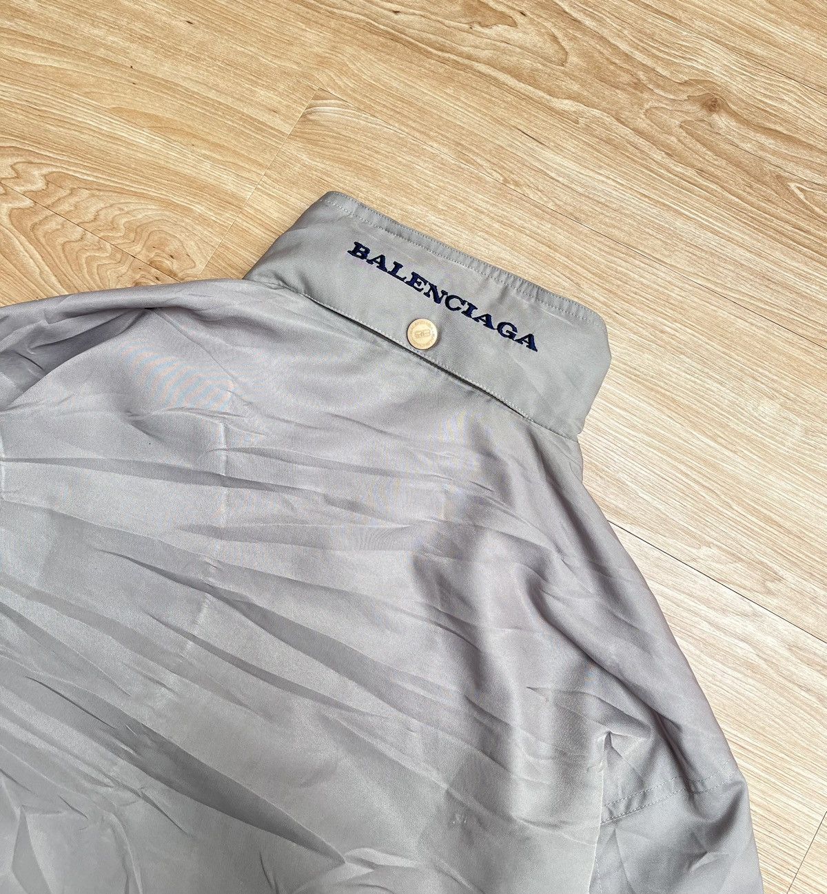 Balenciaga Balenciaga Paris Vintage Jacket Big Logo Hideen Hood Size US L / EU 52-54 / 3 - 4 Thumbnail