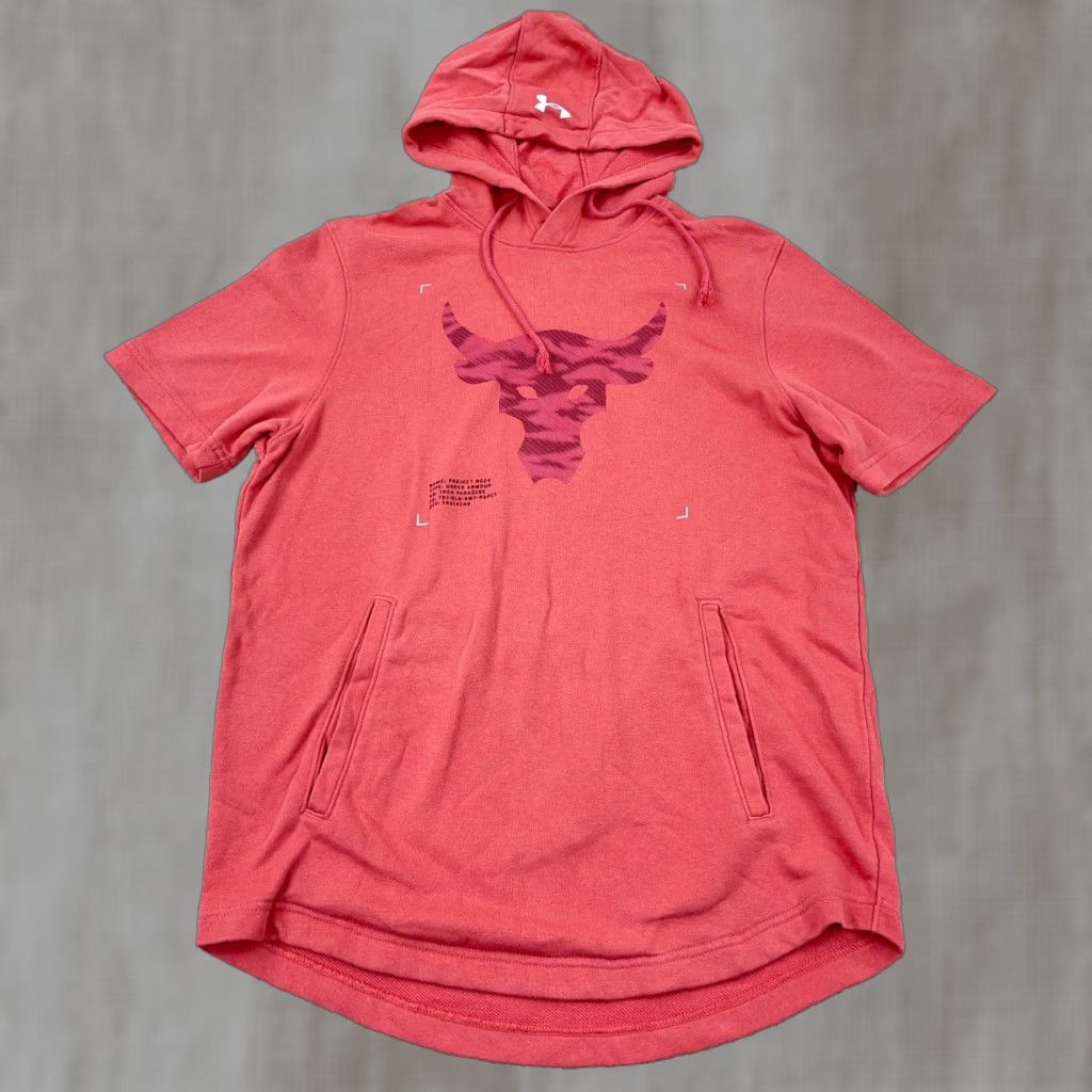 Under Armour Under Armour Project Rock Hoodie Men Medium Pink Short Sleeve Pullover Under Armour Project Rock Hoodie Men Medium Pink Short Sleeve Pullover Size US M / EU 48-50 / 2 - 1 Thumbnail